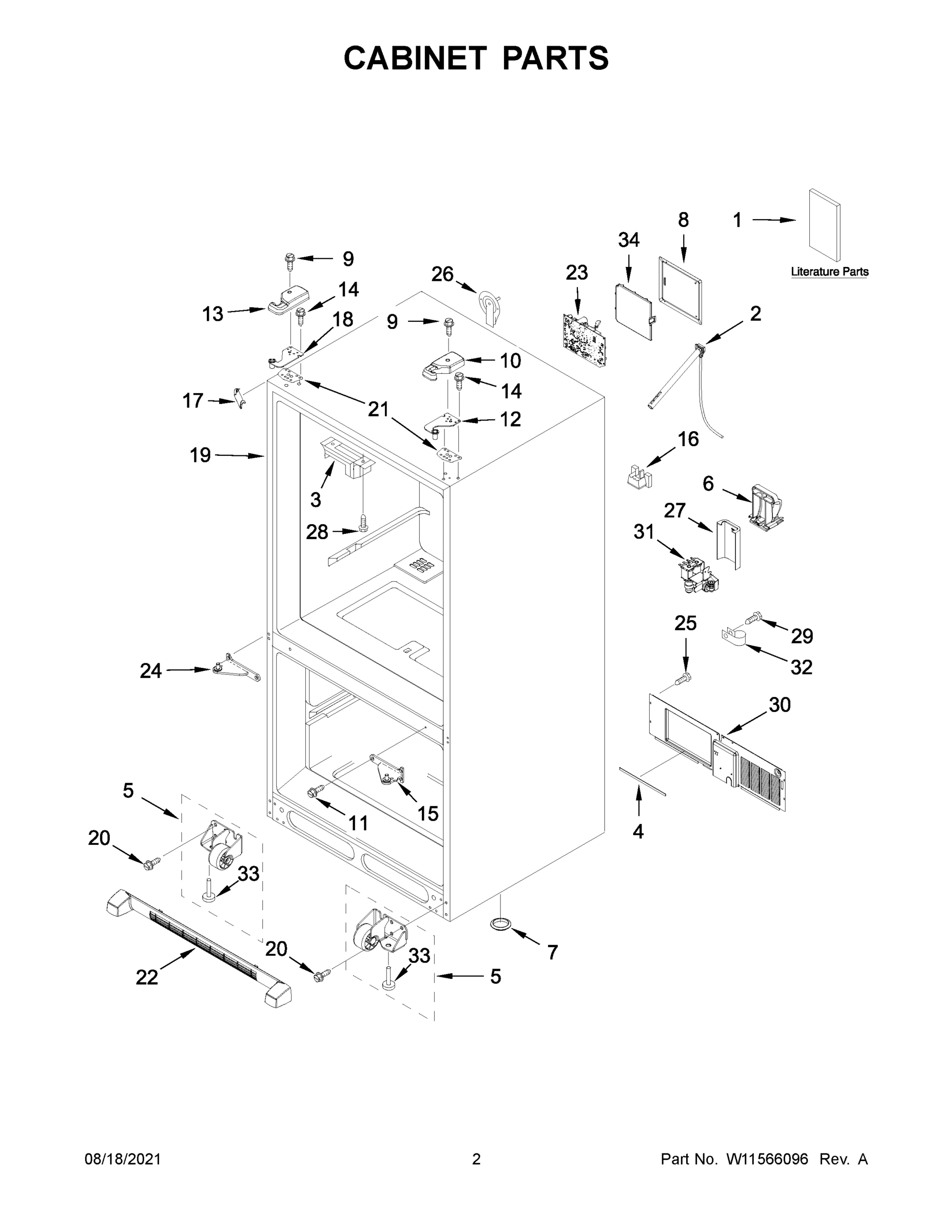 02 - CABINET PARTS