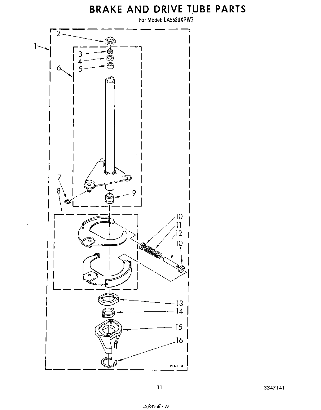 09 - BRAKE AND DRIVE TUBE