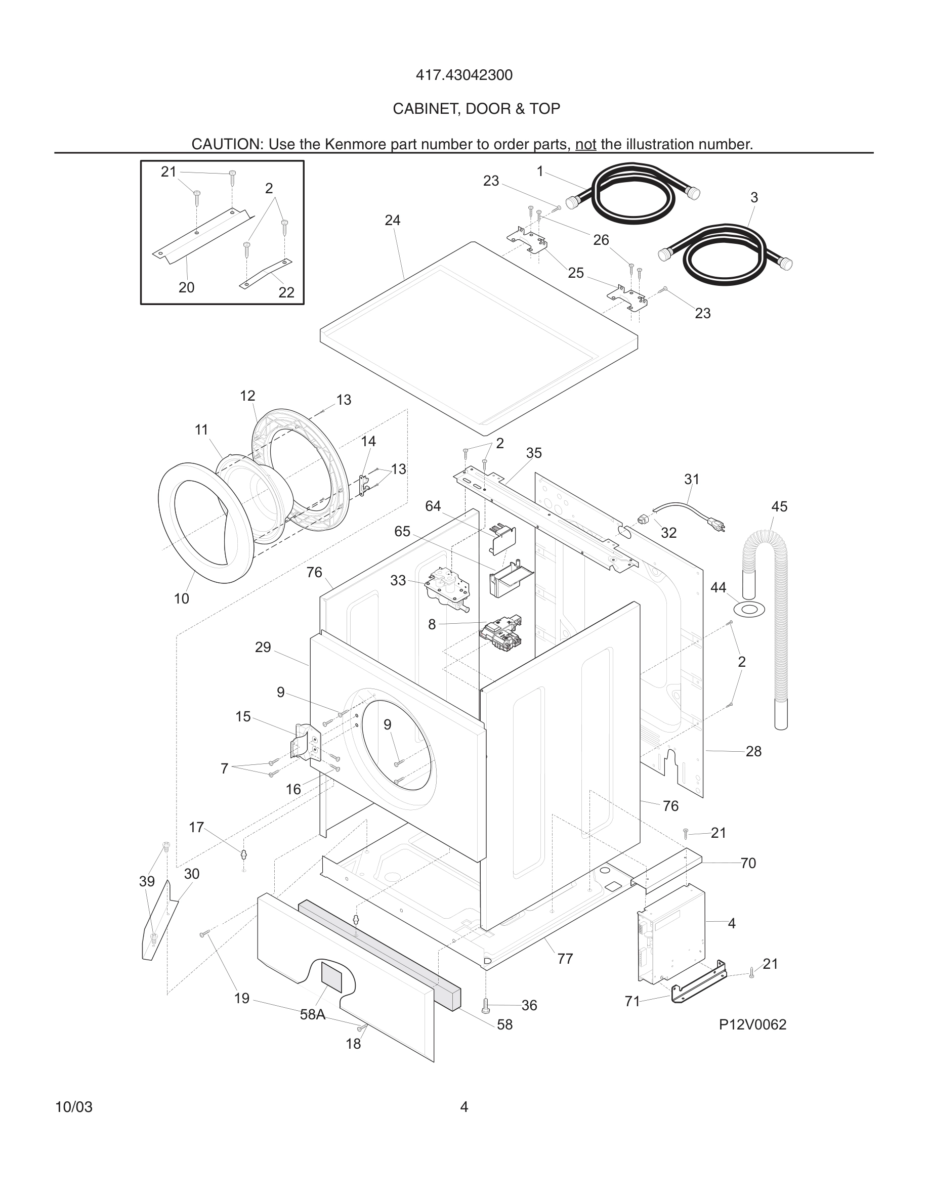 05 - CABINET, DOOR & TOP