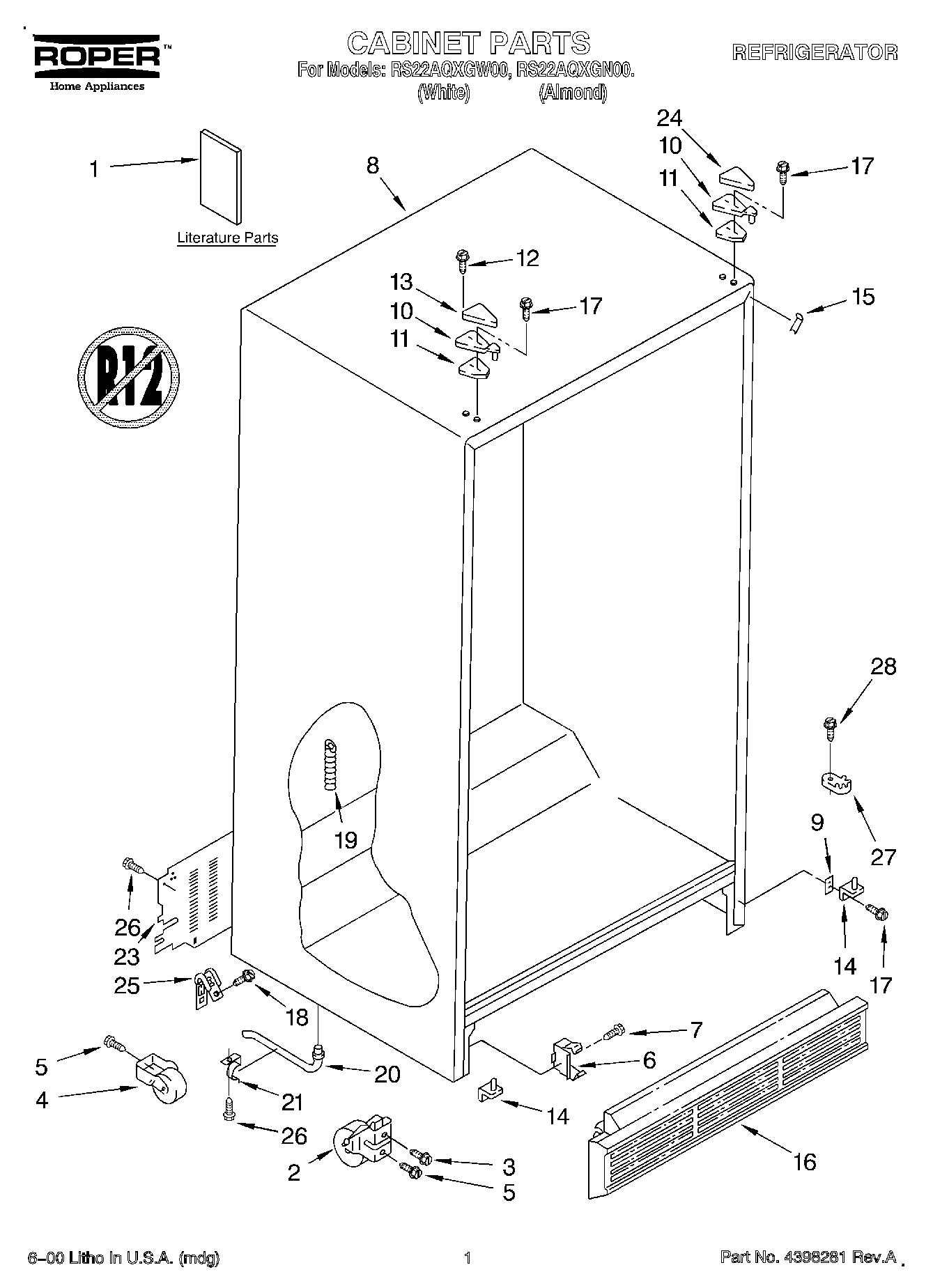 01 - CABINET, LITERATURE