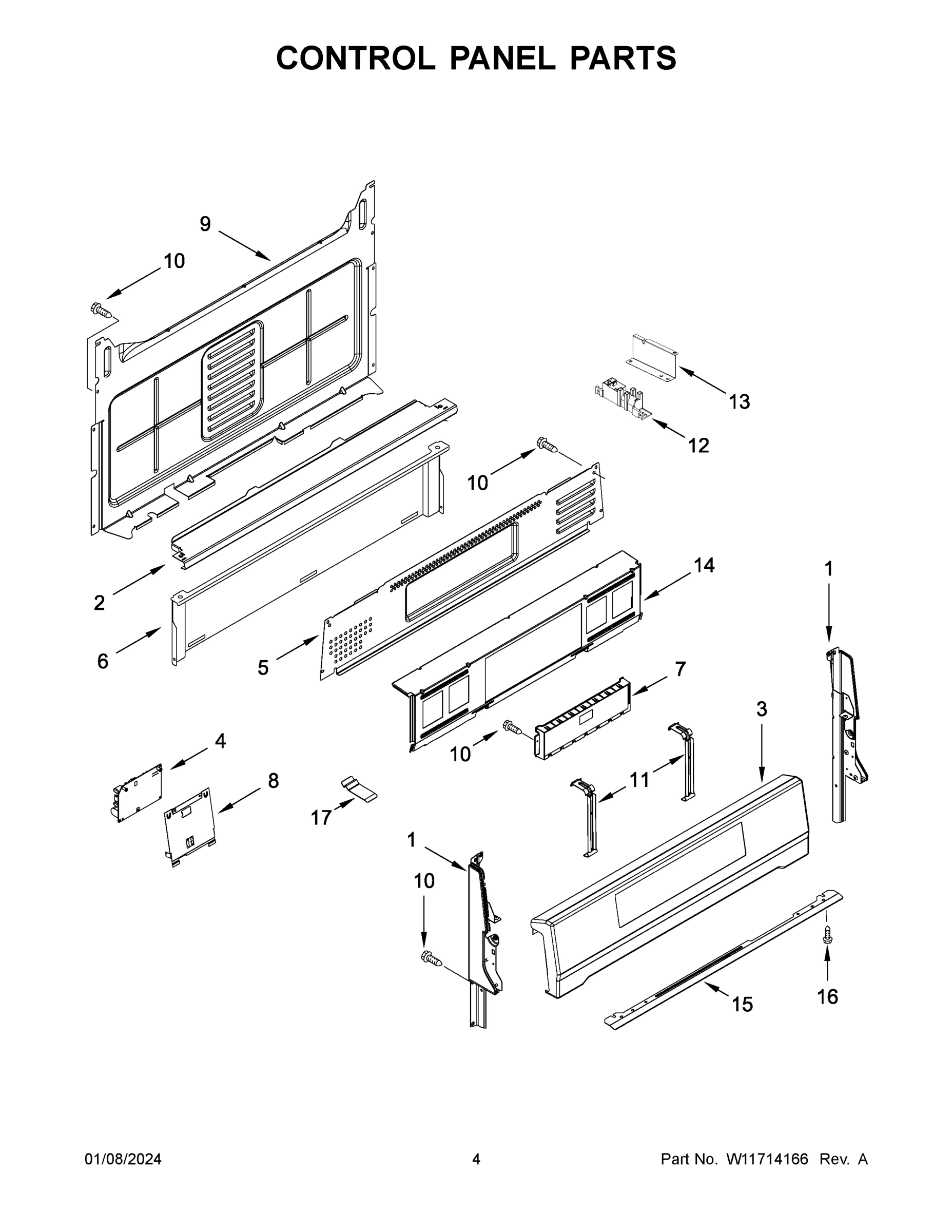 03 - CONTROL PANEL PARTS