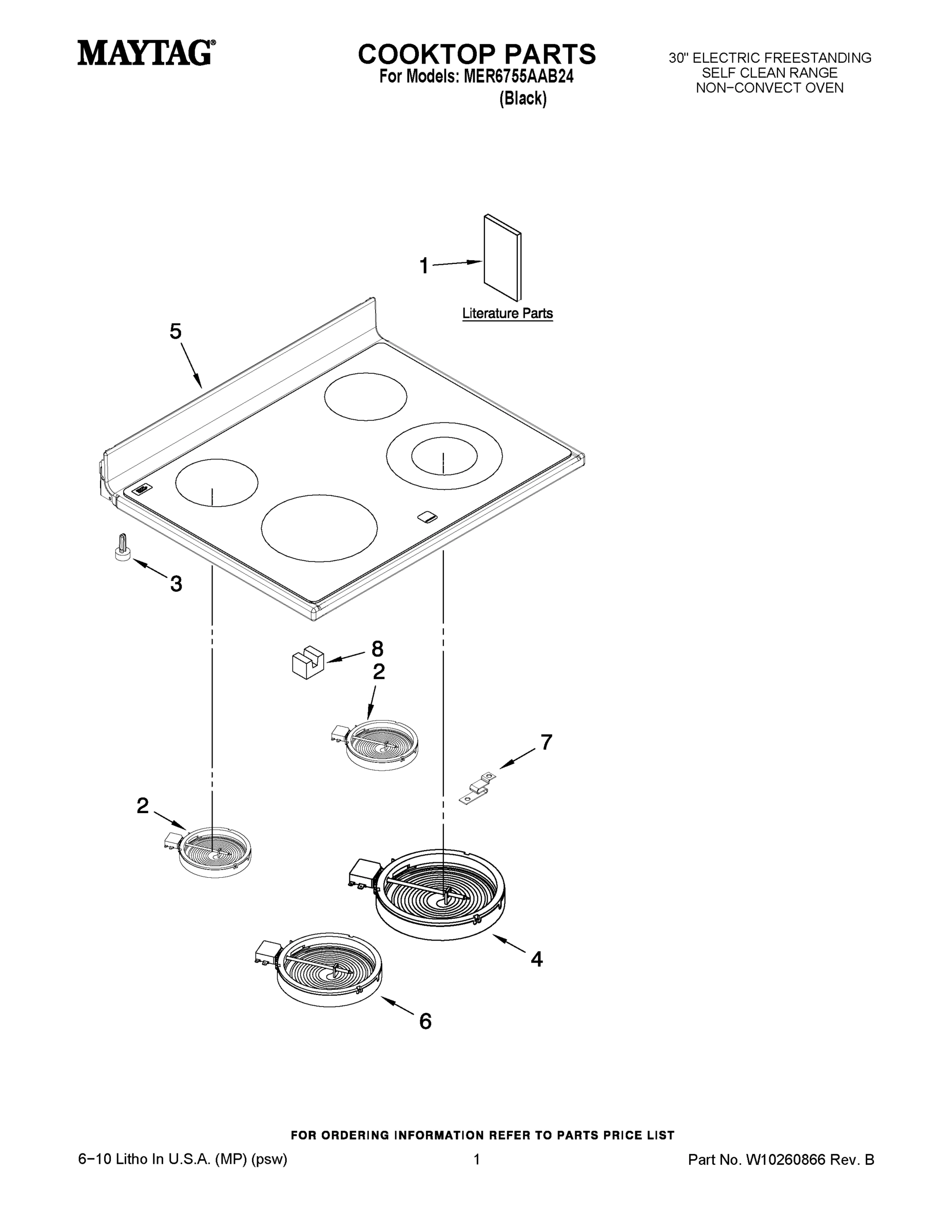01 - COOKTOP PARTS
