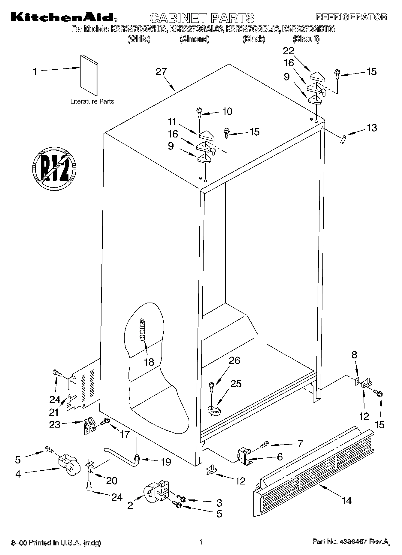 01 - CABINET, LITERATURE