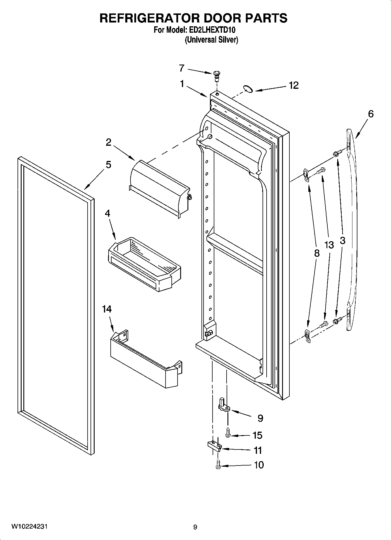 06 - REFRIGERATOR DOOR PARTS