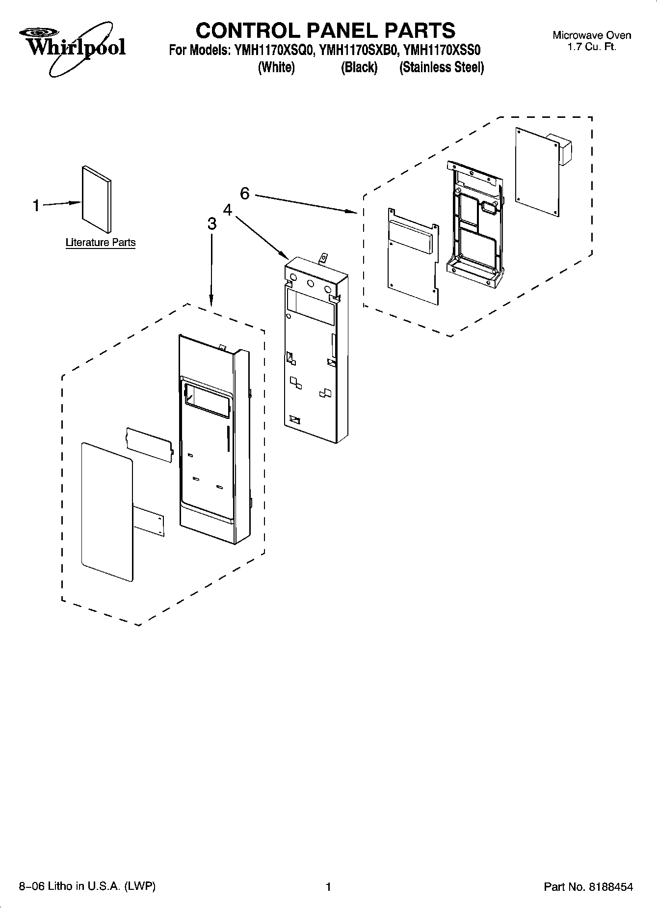 01 - CONTROL PANEL PARTS