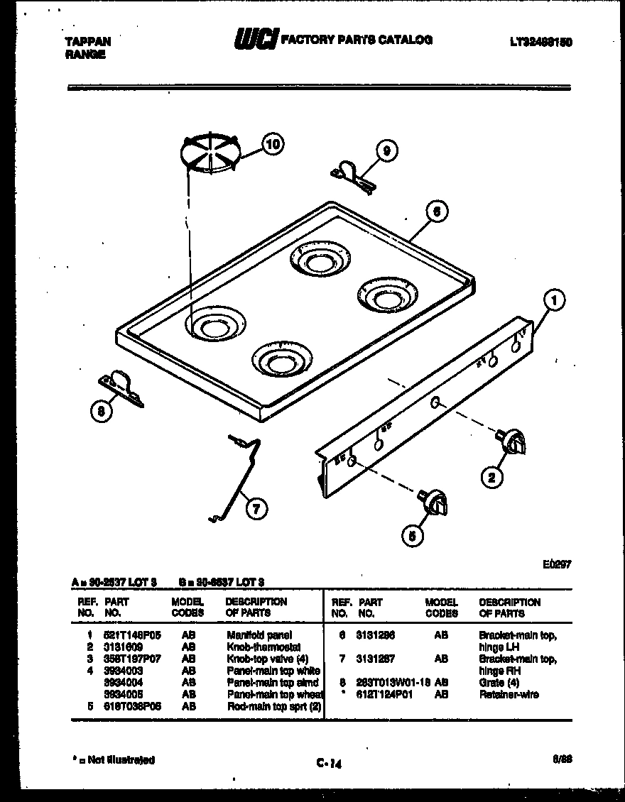 03 - COOKTOP PARTS