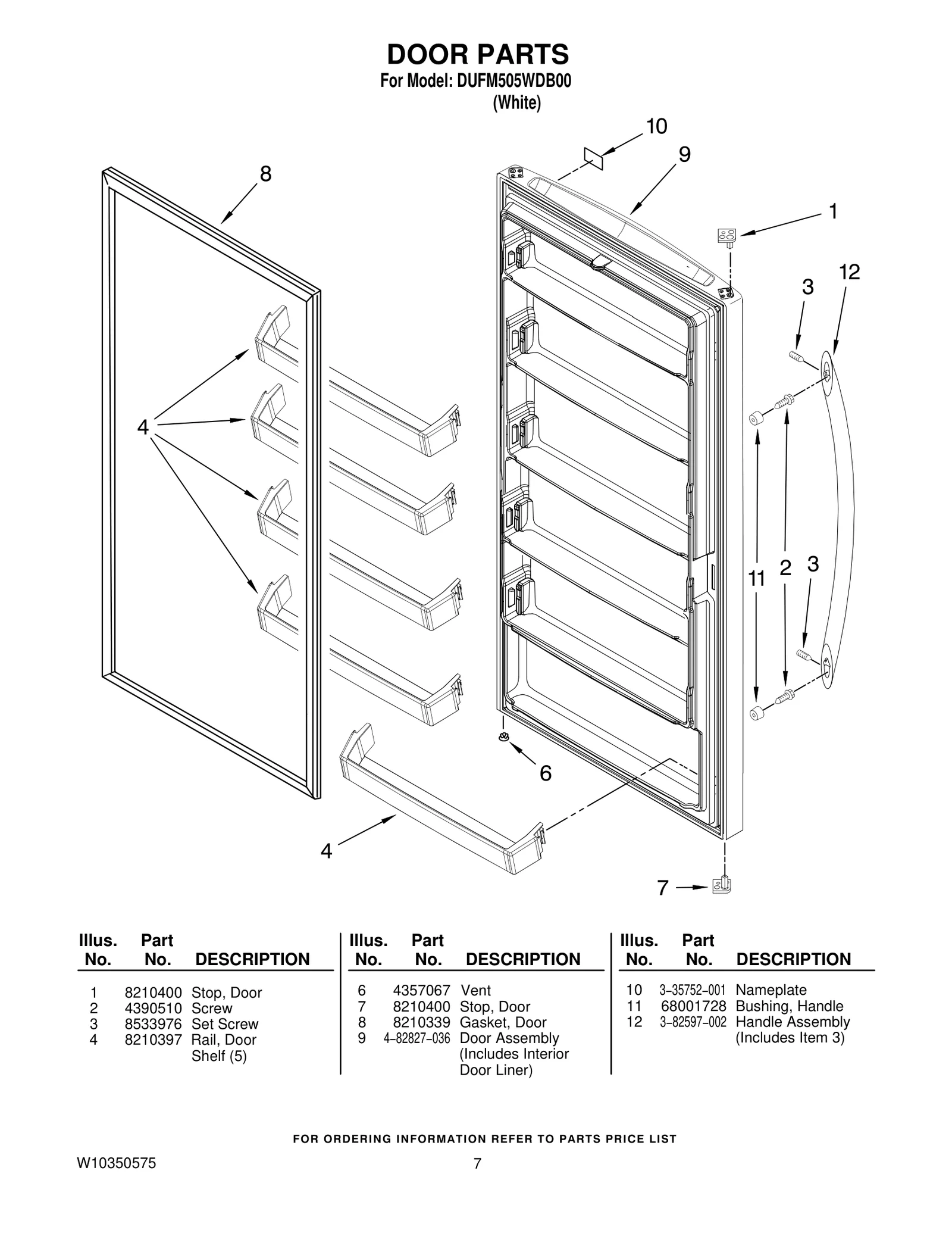 DOOR PARTS