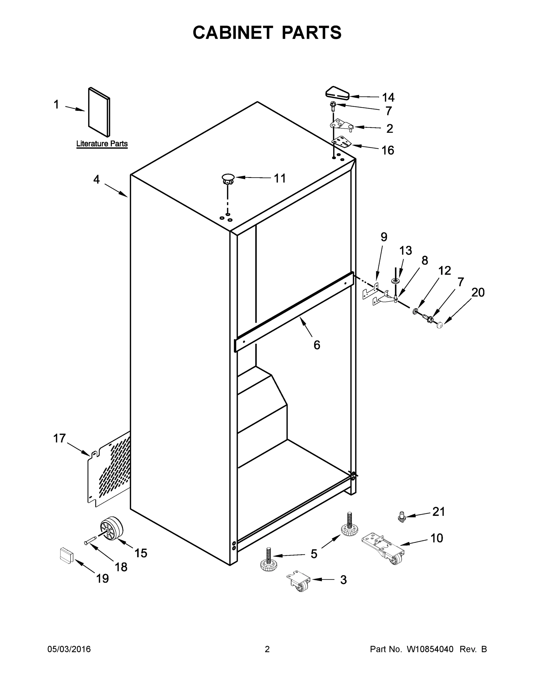 02 - CABINET PARTS