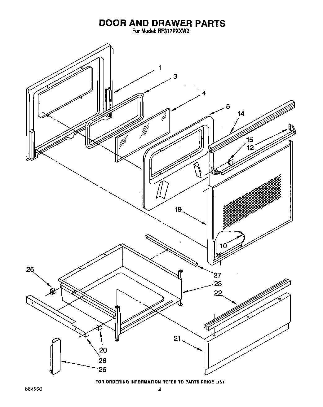 04 - DOOR AND DRAWER, LIT/OPTIONAL