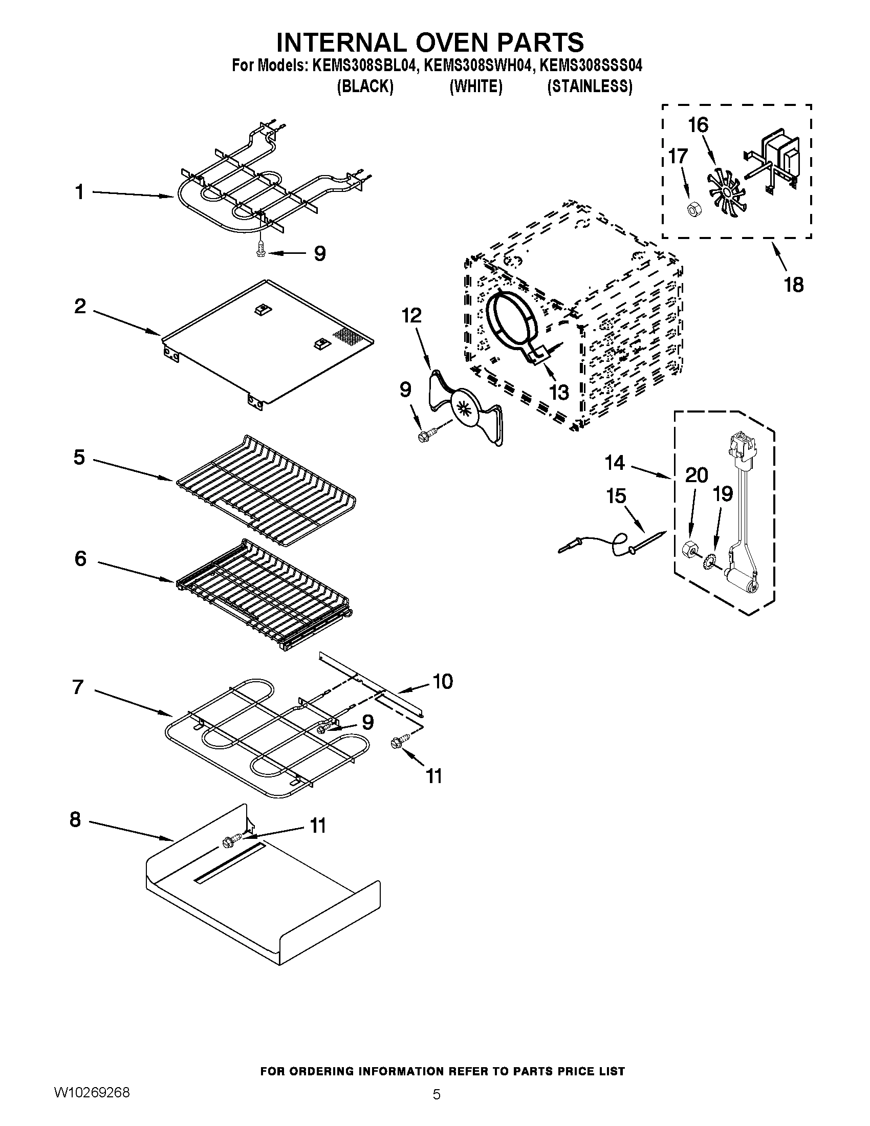 04 - INTERNAL OVEN PARTS