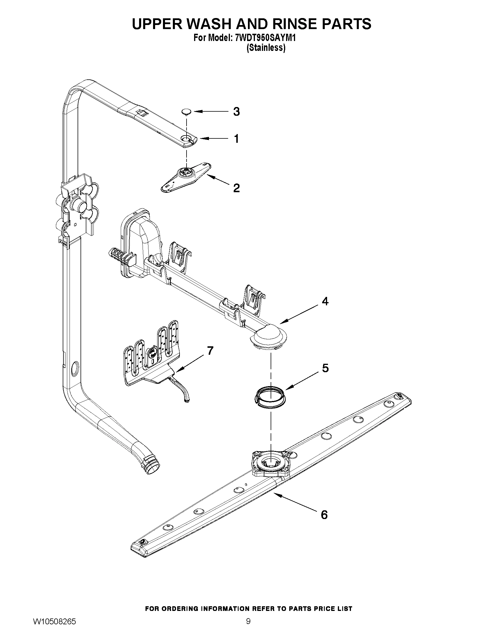 07 - UPPER WASH AND RINSE PARTS