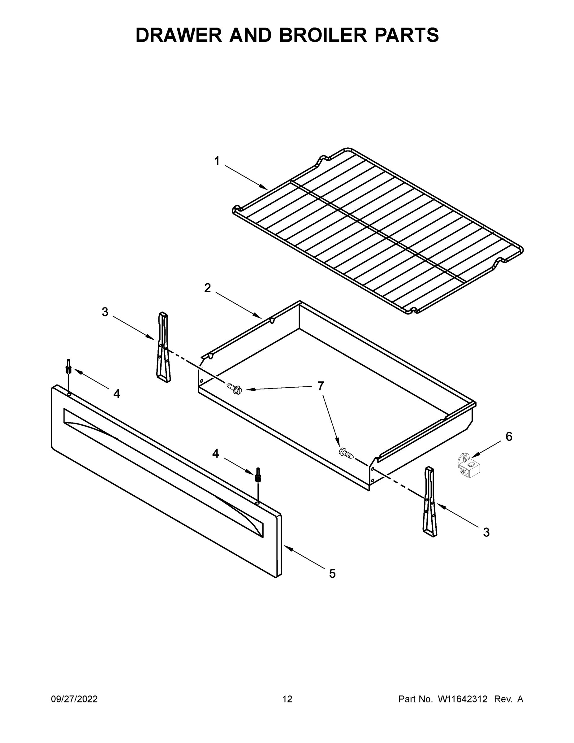 07 - DRAWER AND BROILER PARTS