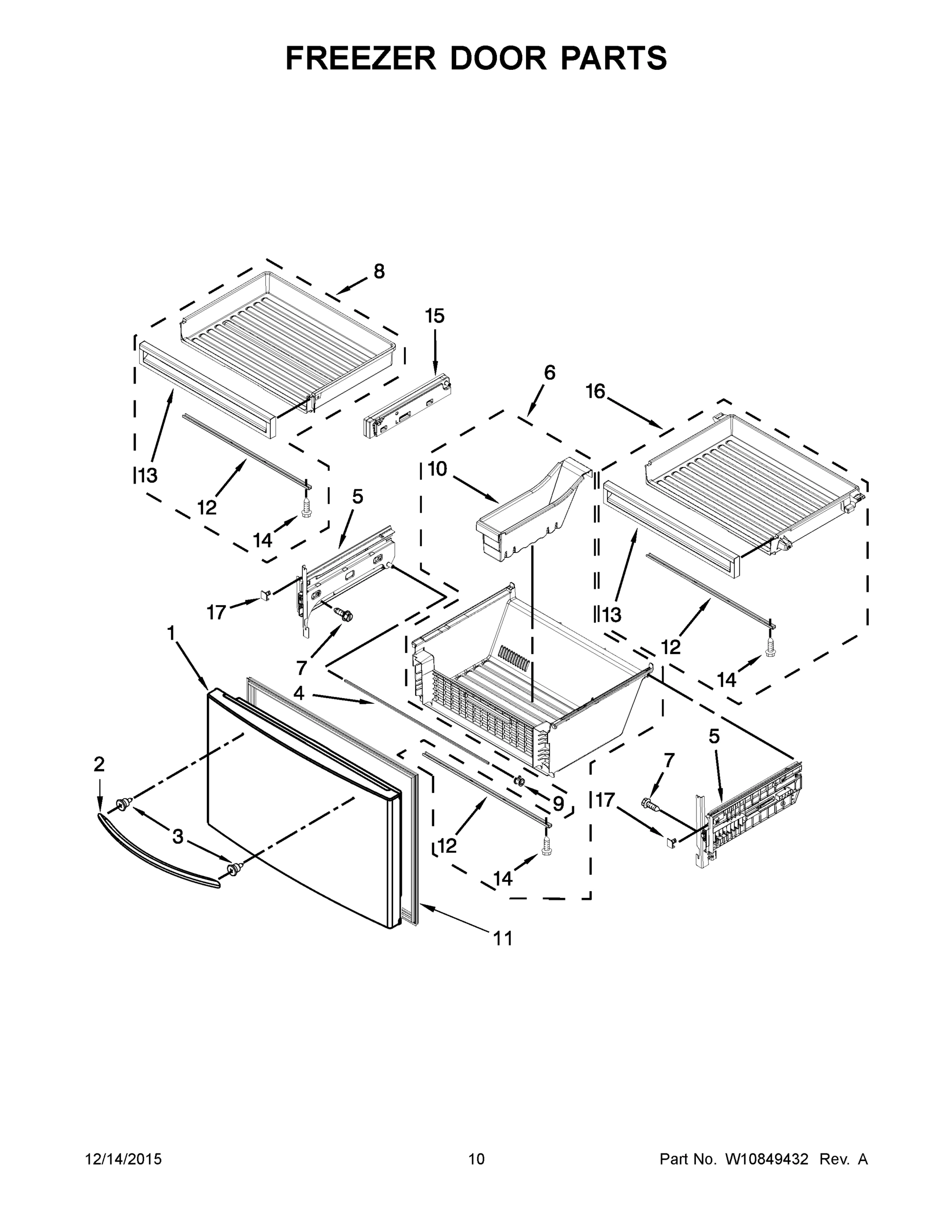 06 - FREEZER DOOR PARTS