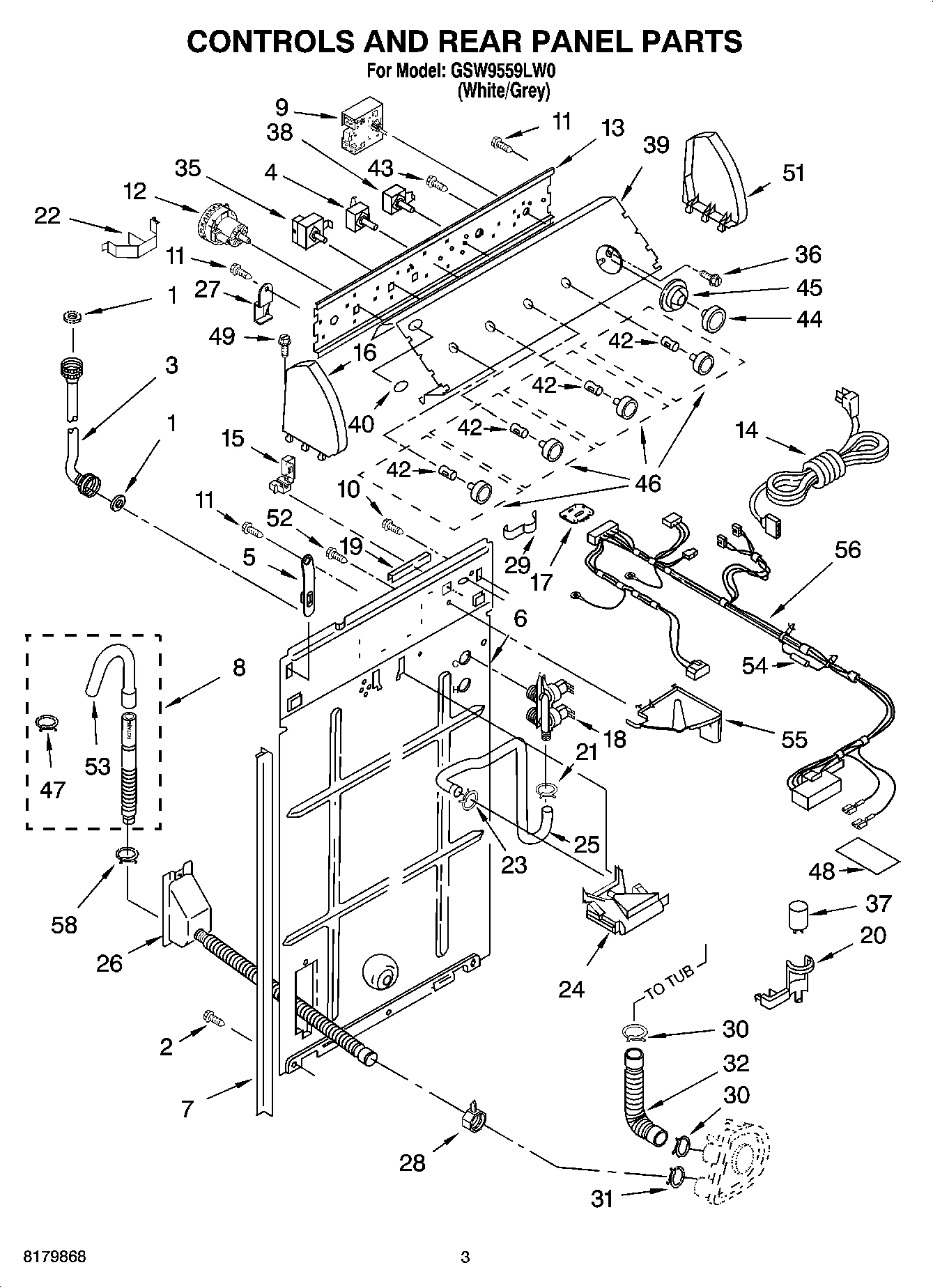 02 - CONTROLS AND REAR PANEL PARTS