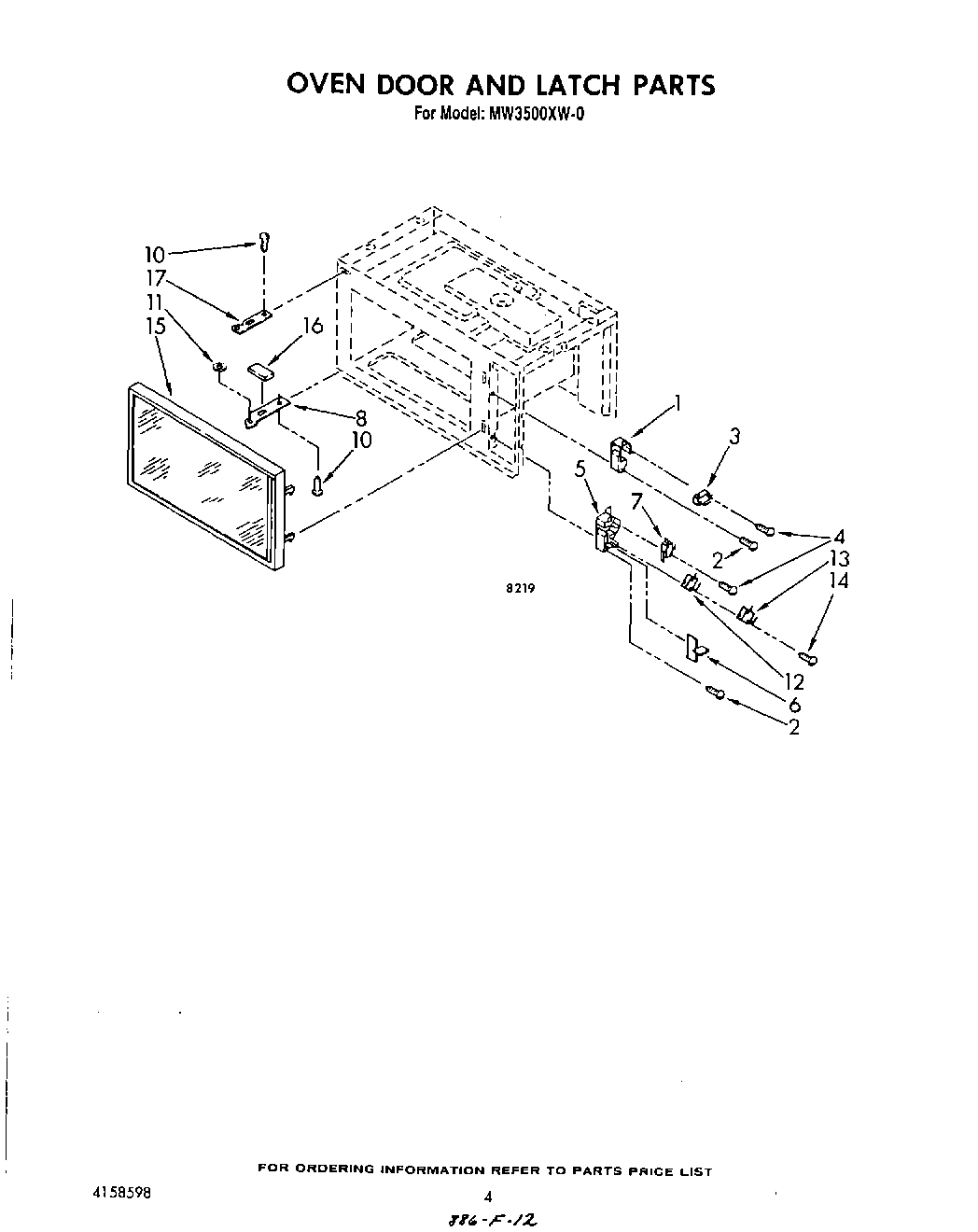 04 - OVEN DOOR AND LATCH