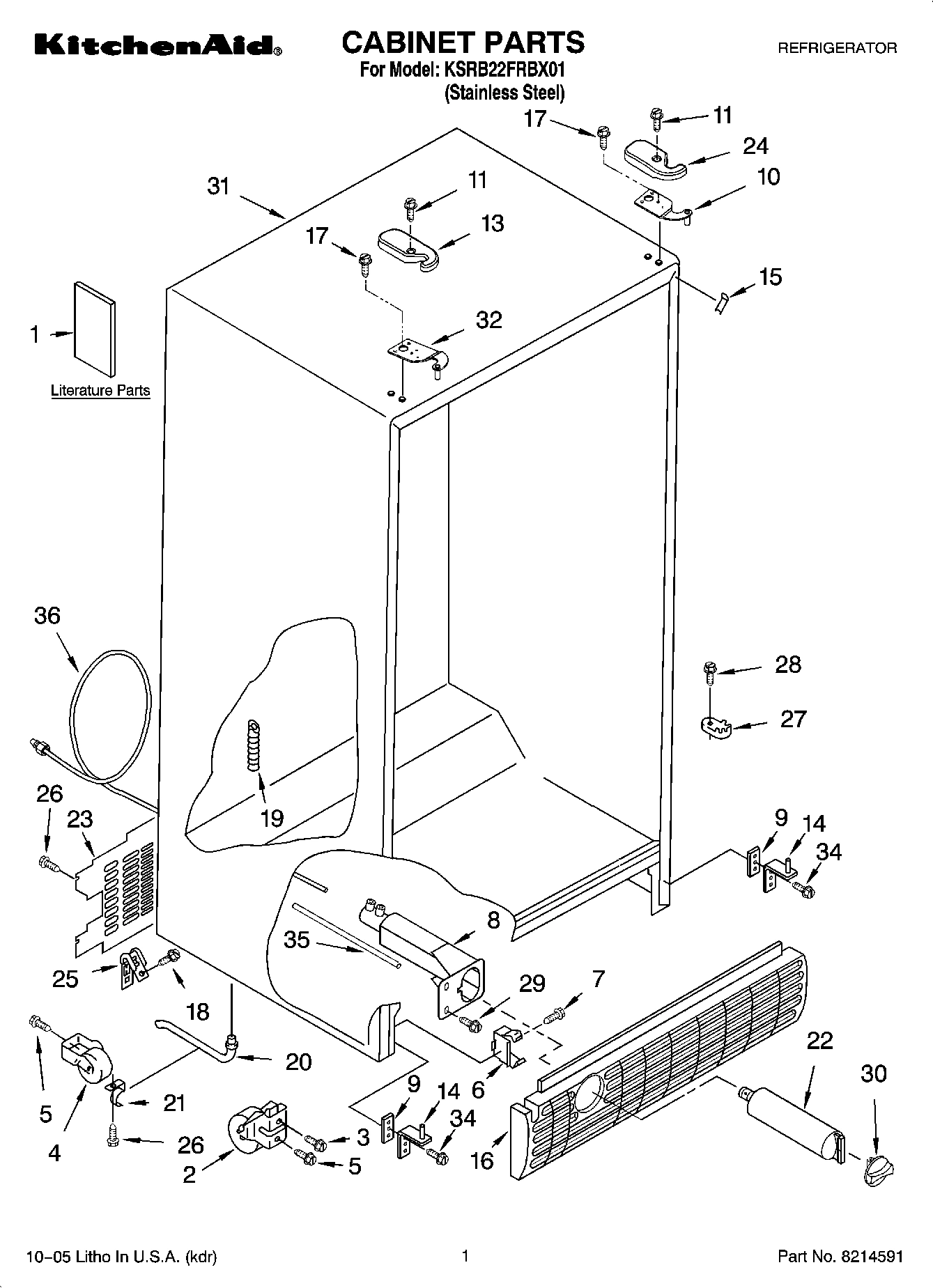 01 - CABINET PARTS