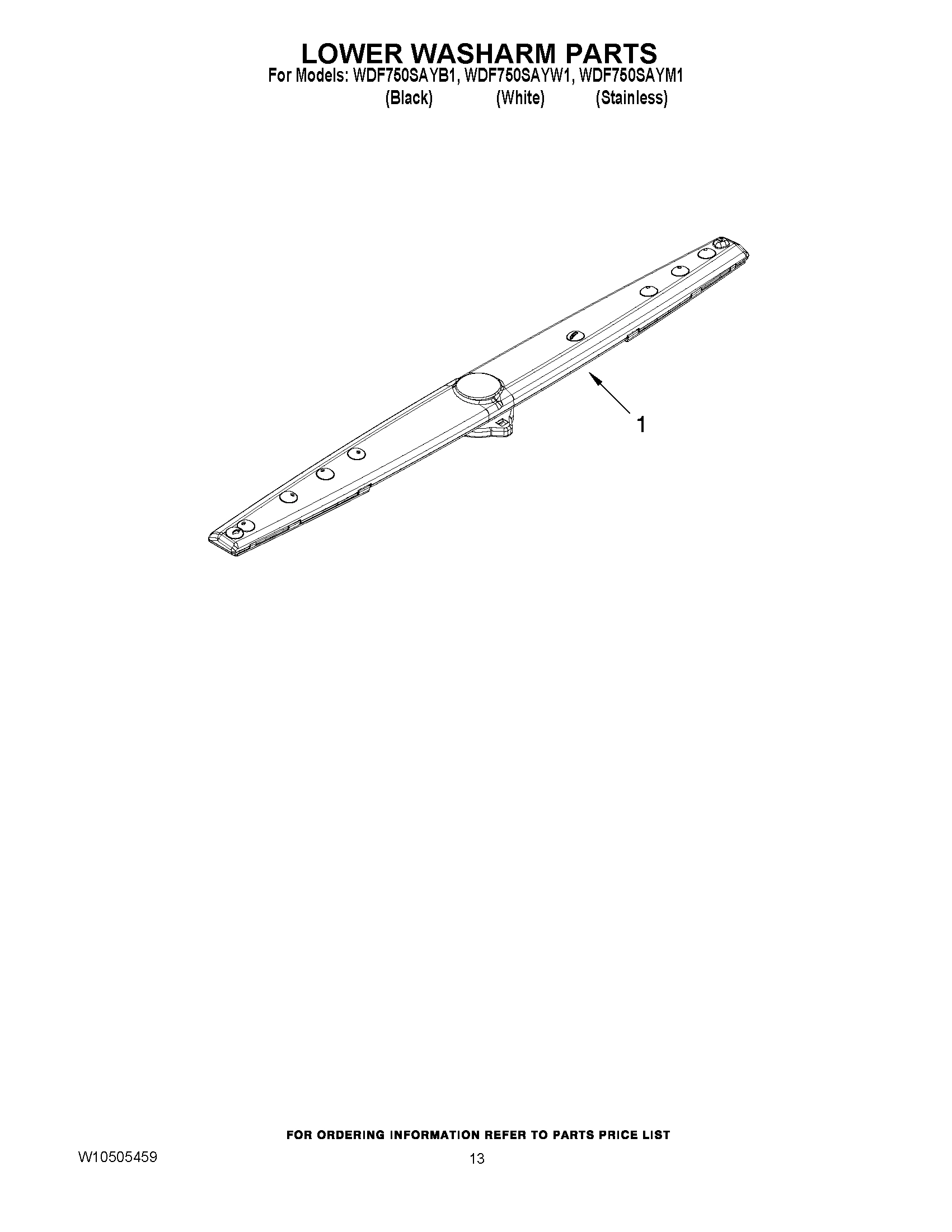 11 - LOWER WASHARM PARTS