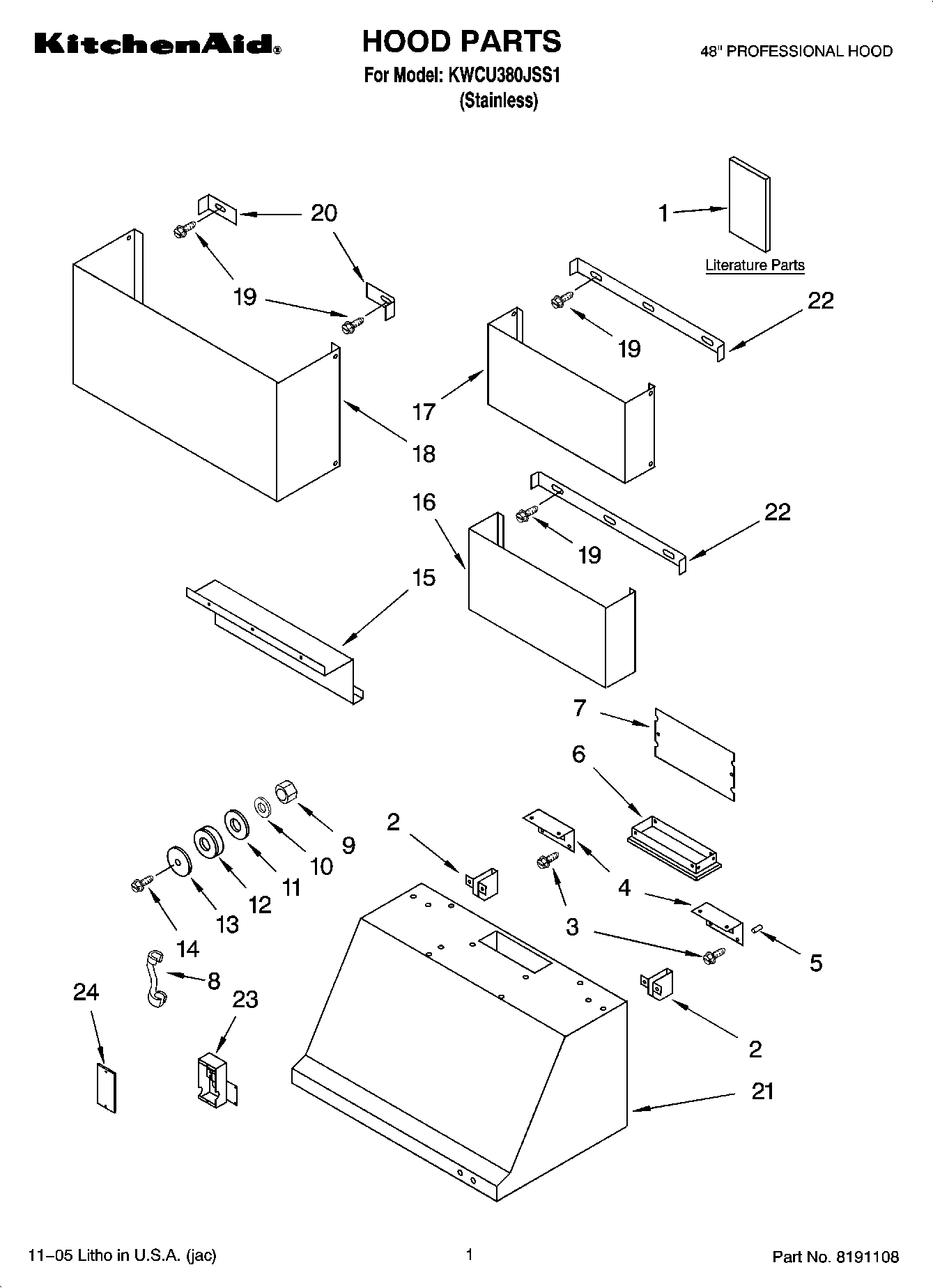 01 - HOOD PARTS