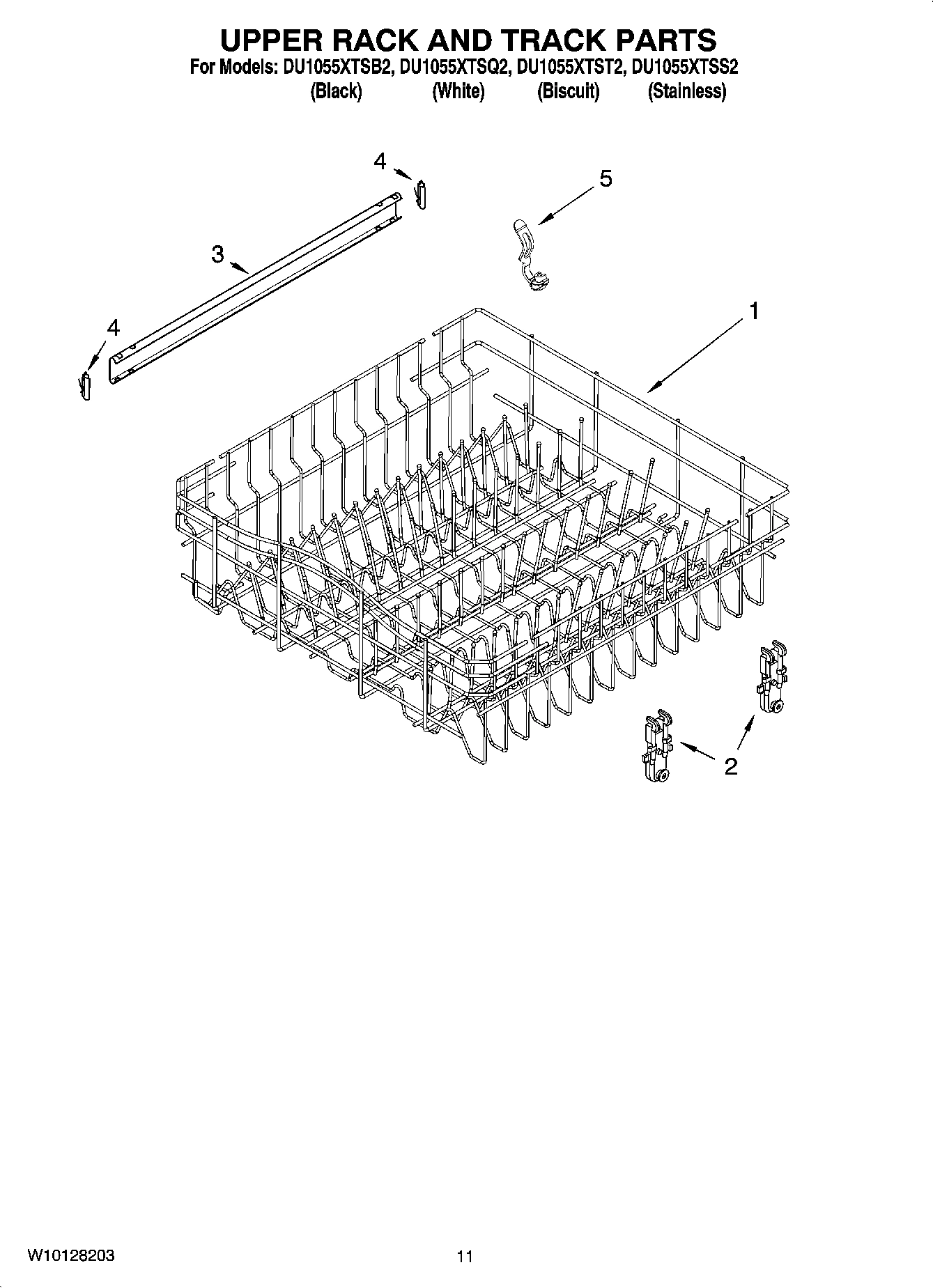 09 - UPPER RACK AND TRACK PARTS