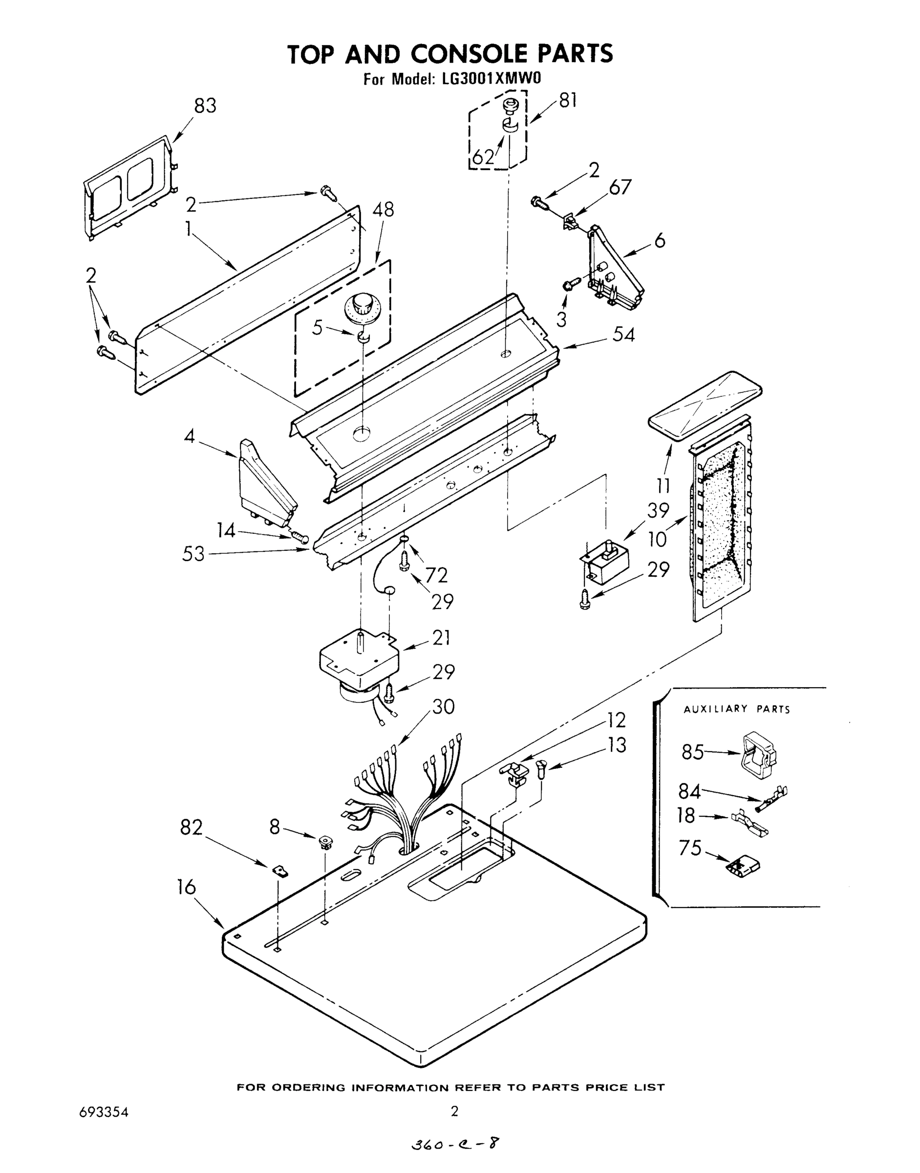 02 - TOP AND CONSOLE , LITERATURE AND OPTIONAL
