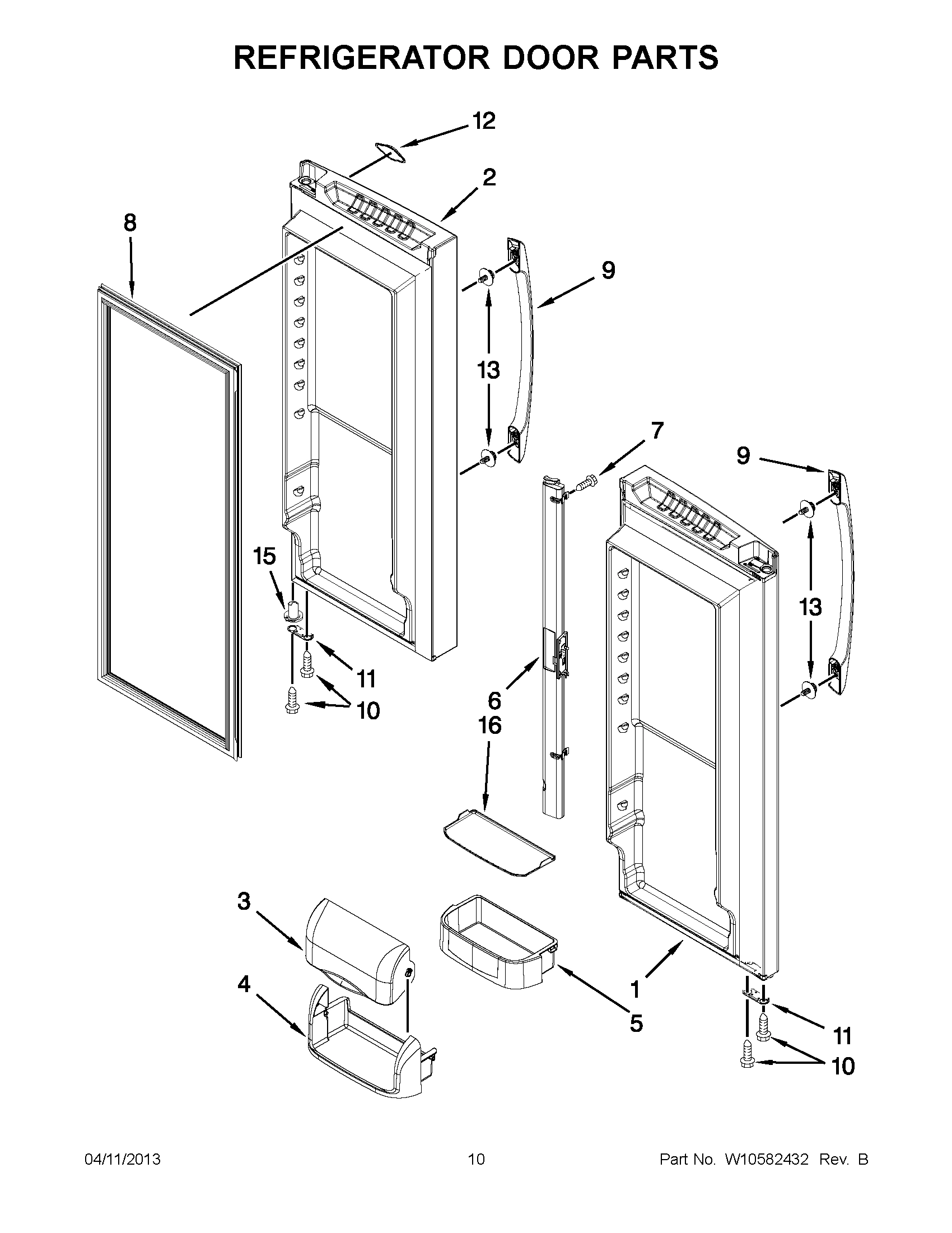 05 - REFRIGERATOR DOOR PARTS
