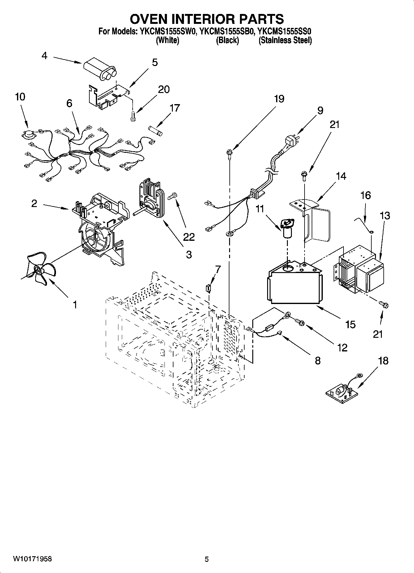 05 - OVEN INTERIOR PARTS