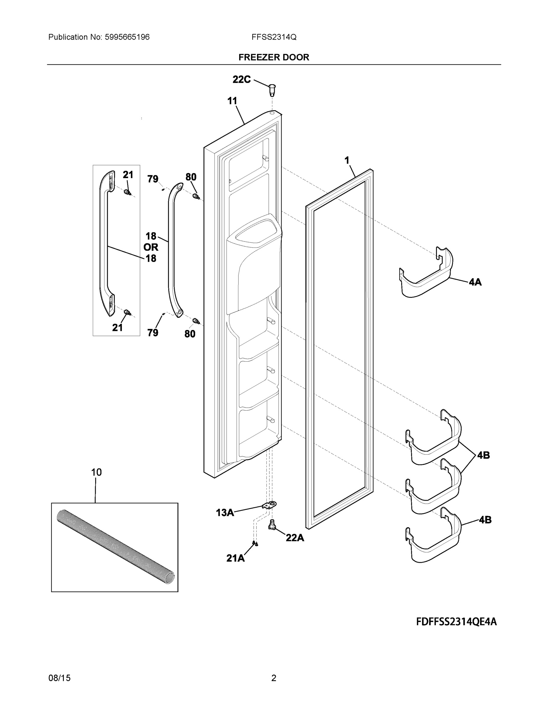 02 - FREEZER DOOR