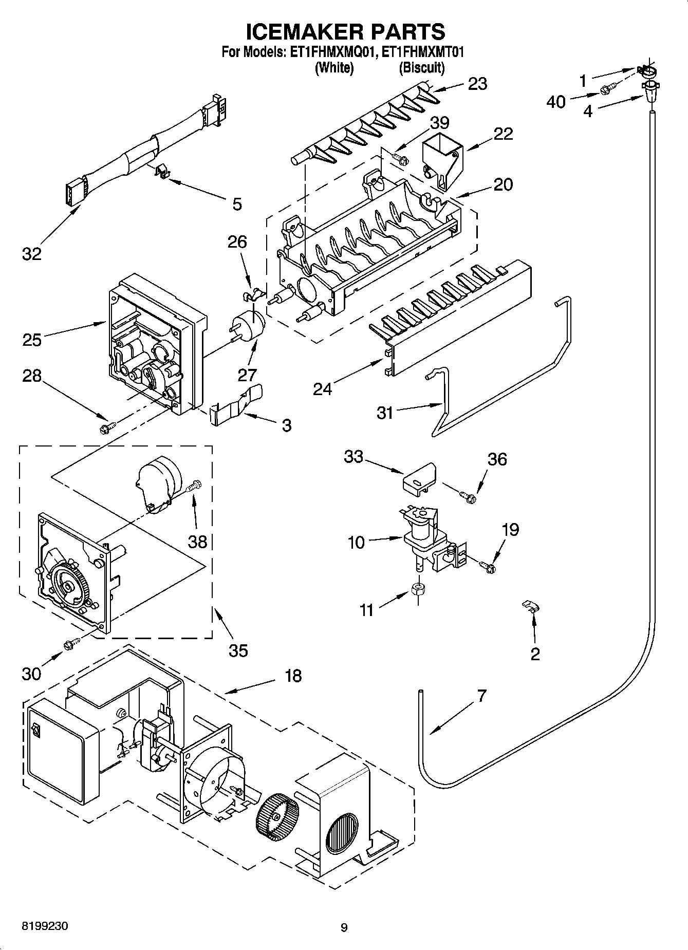 05 - ICEMAKER PARTS