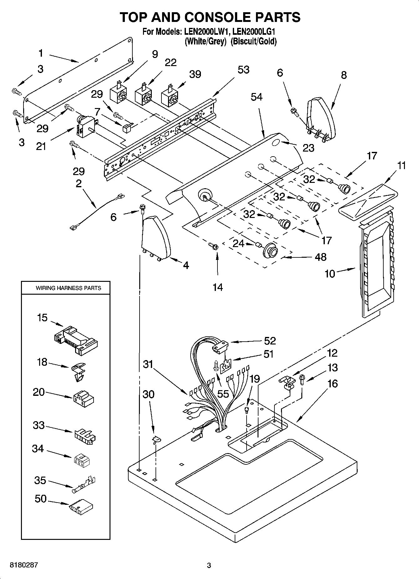 02 - TOP AND CONSOLE PARTS