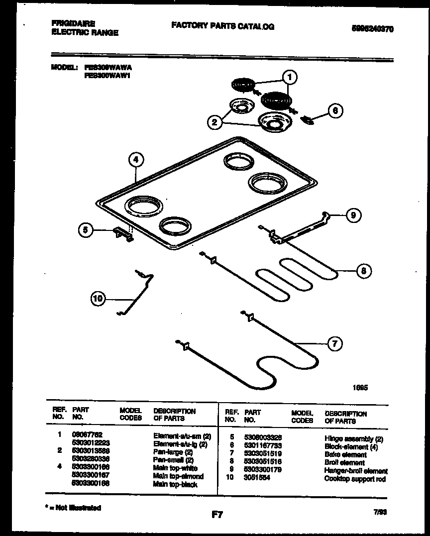 03 - COOKTOP AND BROILER PARTS