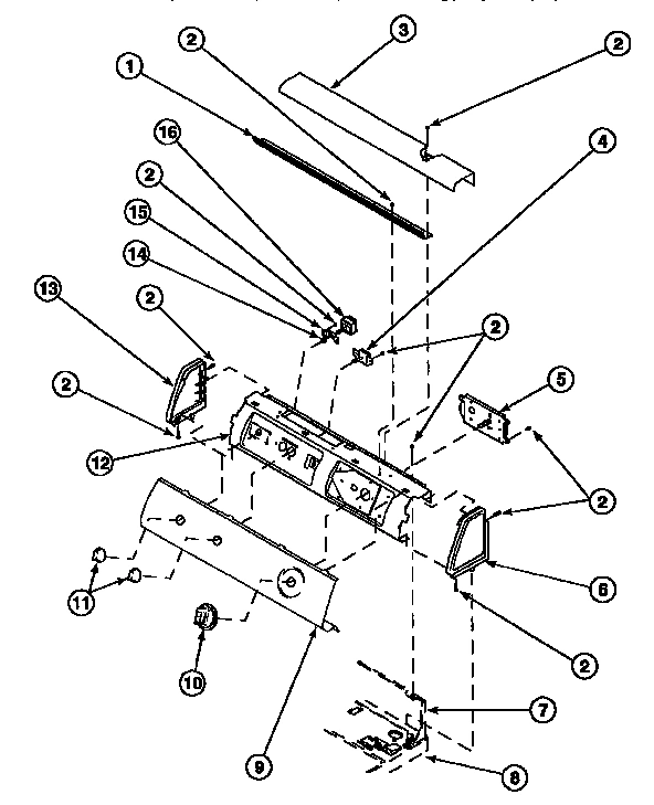 06 - GRAPHIC PANEL, CONTROL HOOD AND CONTROLS
