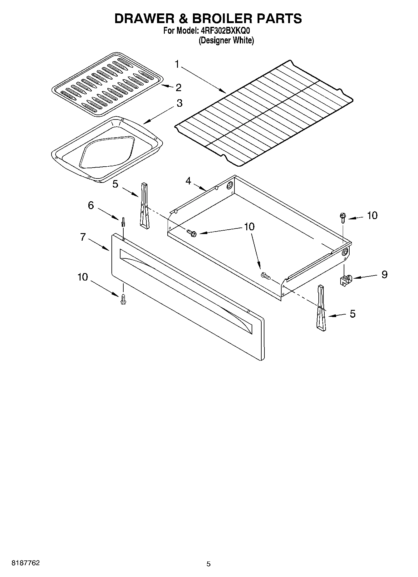04 - DRAWER & BROILER PARTS