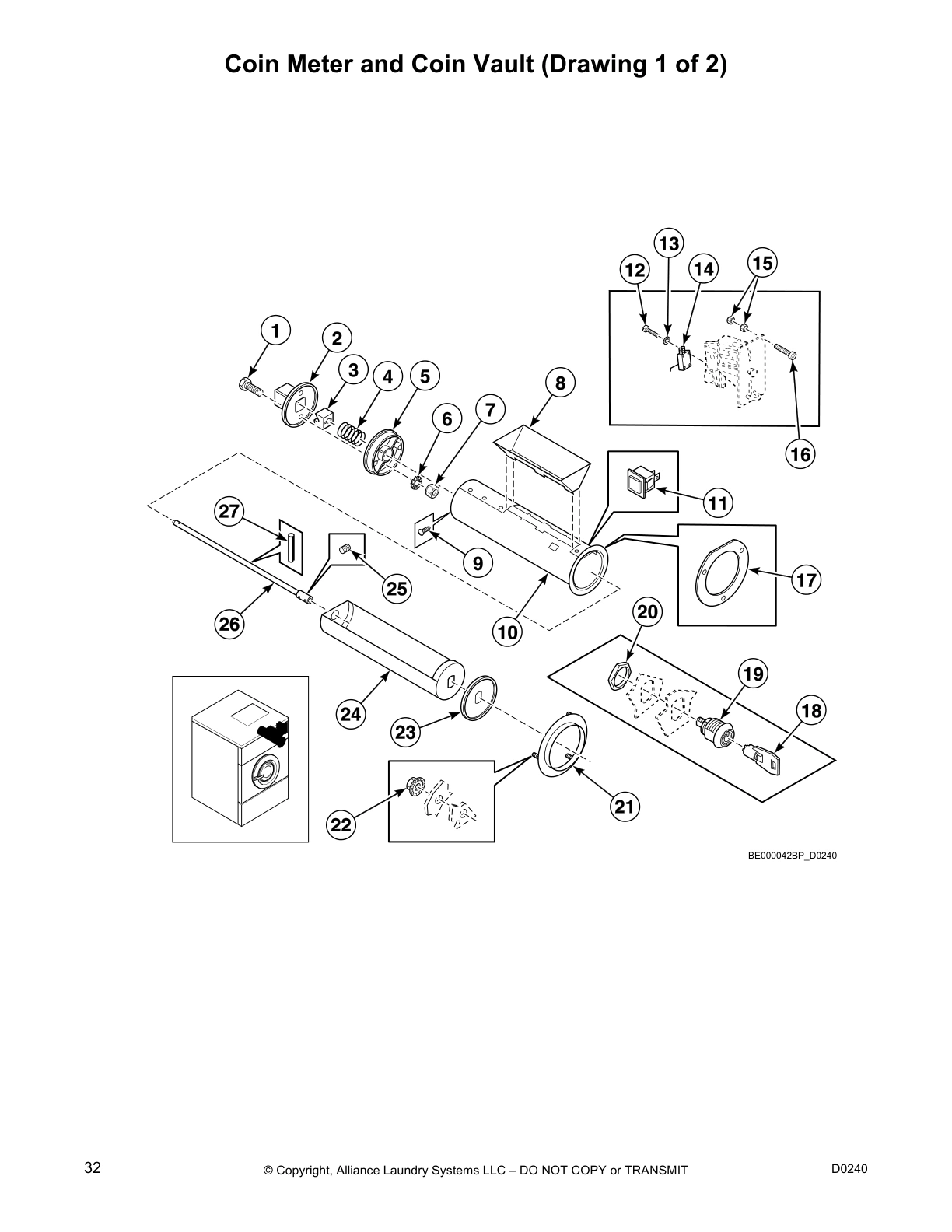 Coin Meter and Coin Vault (Drawing 1 of 2)