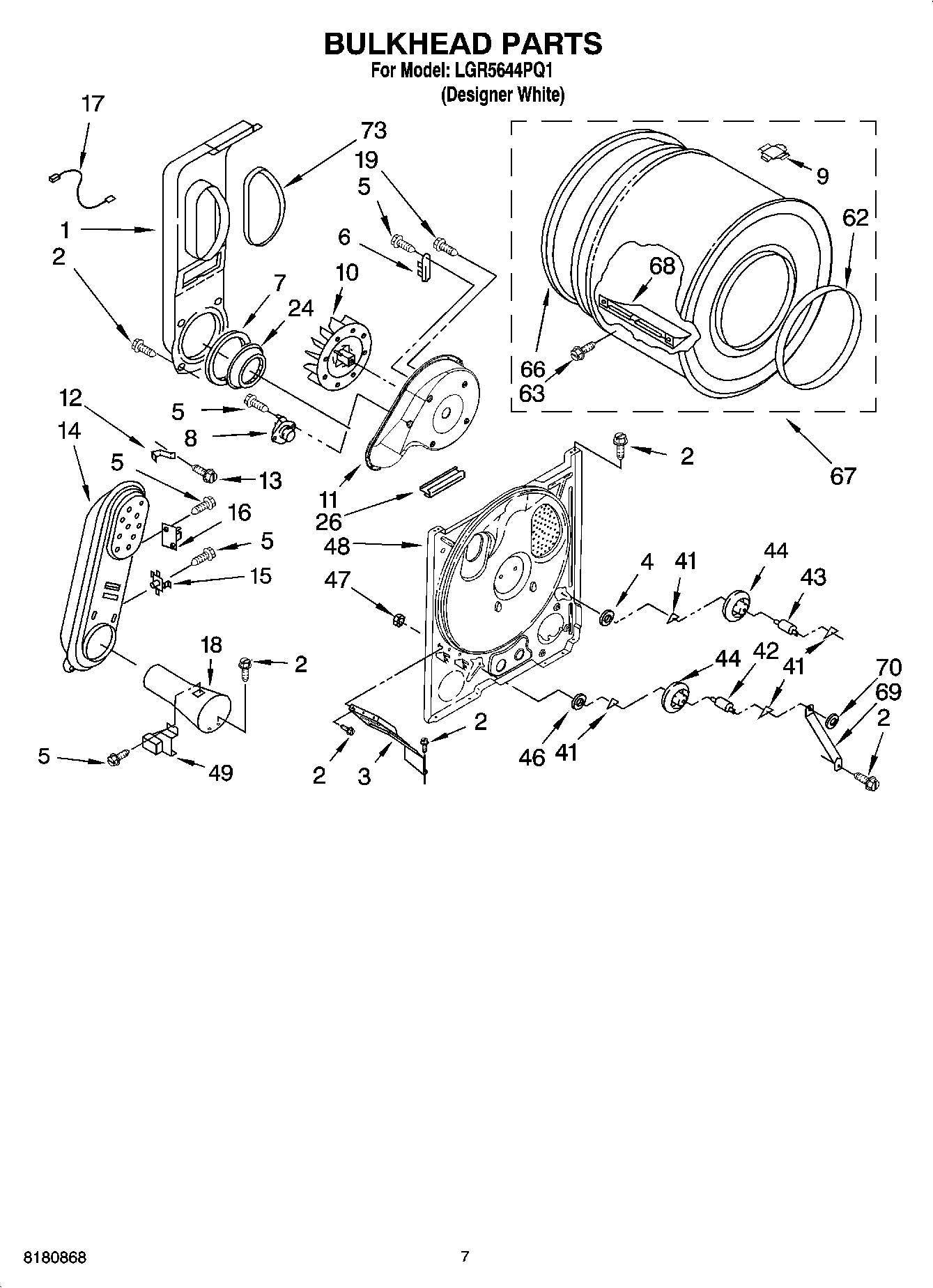 04 - BULKHEAD PARTS, OPTIONAL PARTS (NOT INCLUDED)