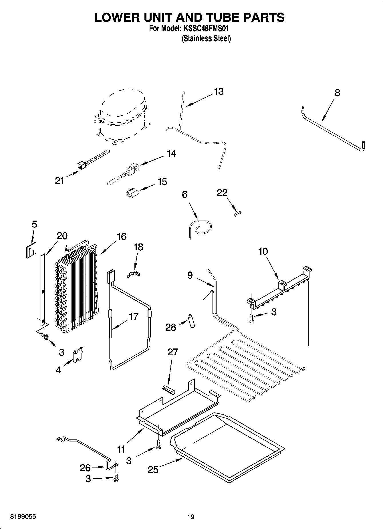 12 - LOWER UNIT AND TUBE PARTS