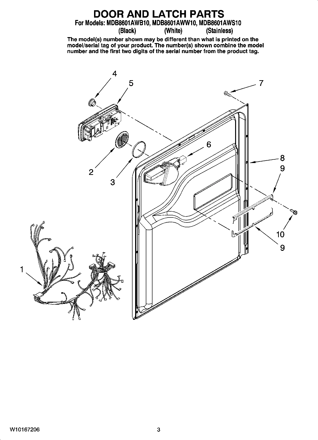 03 - DOOR AND LATCH PARTS