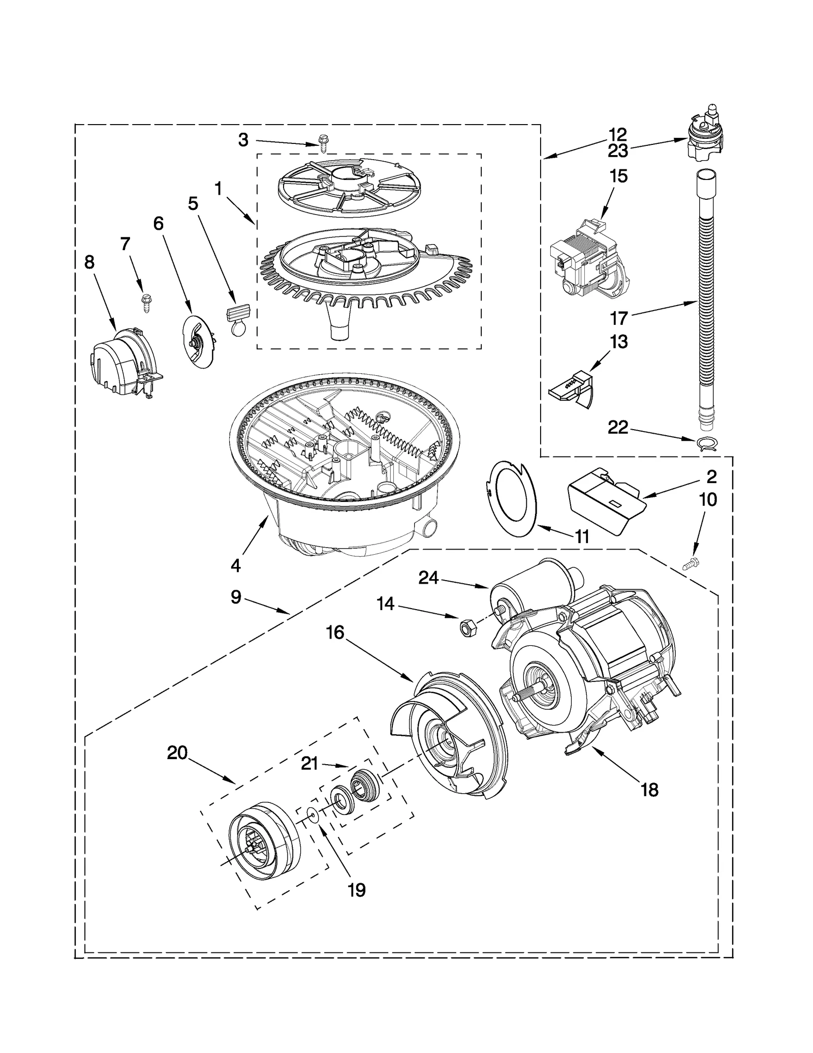 PUMP AND MOTOR PARTS