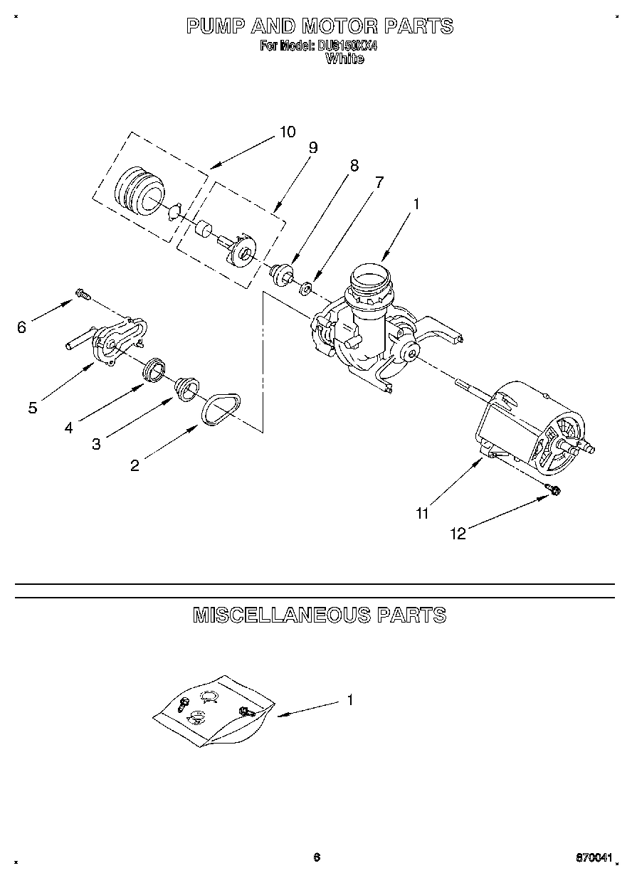 05 - PUMP AND MOTOR, MISCELLANEOUS