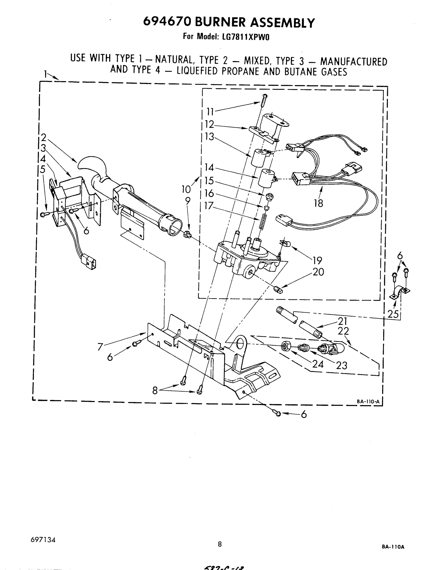 05 - 694670 BURNER