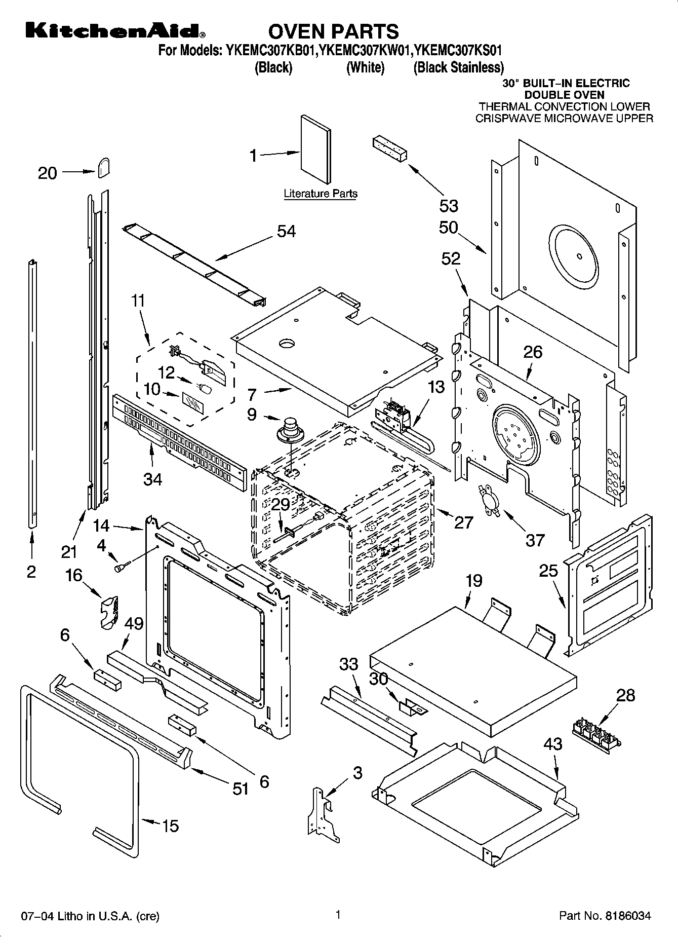 01 - OVEN PARTS