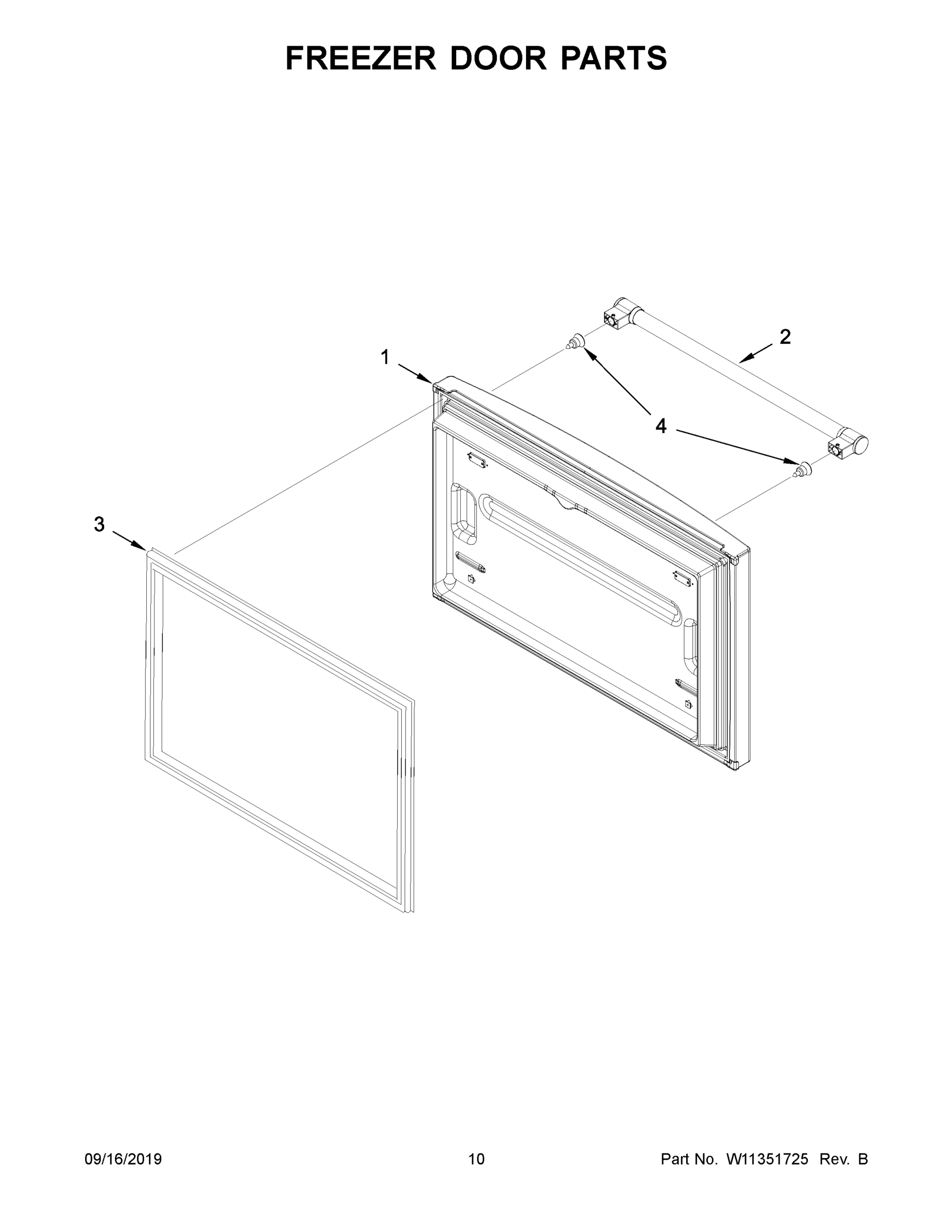 06 - FREEZER DOOR PARTS