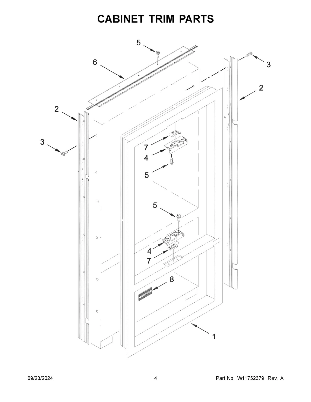 03 - CABINET TRIM PARTS