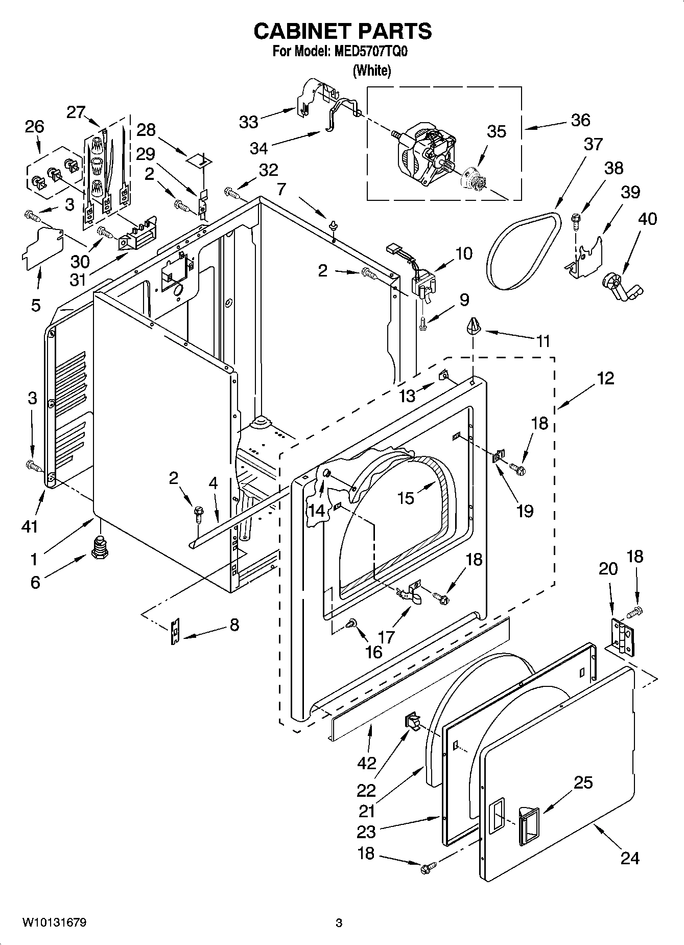 02 - CABINET PARTS
