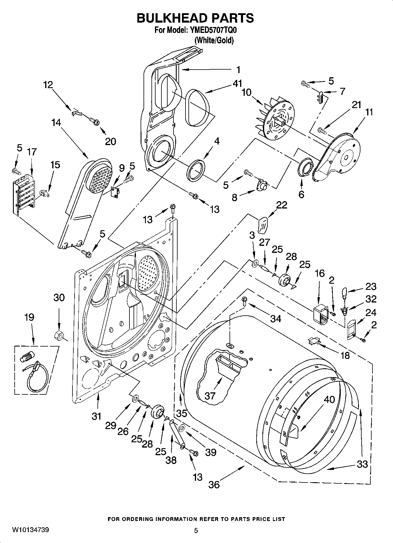 03 - BULKHEAD PARTS, OPTIONAL PARTS (NOT INCLUDED)