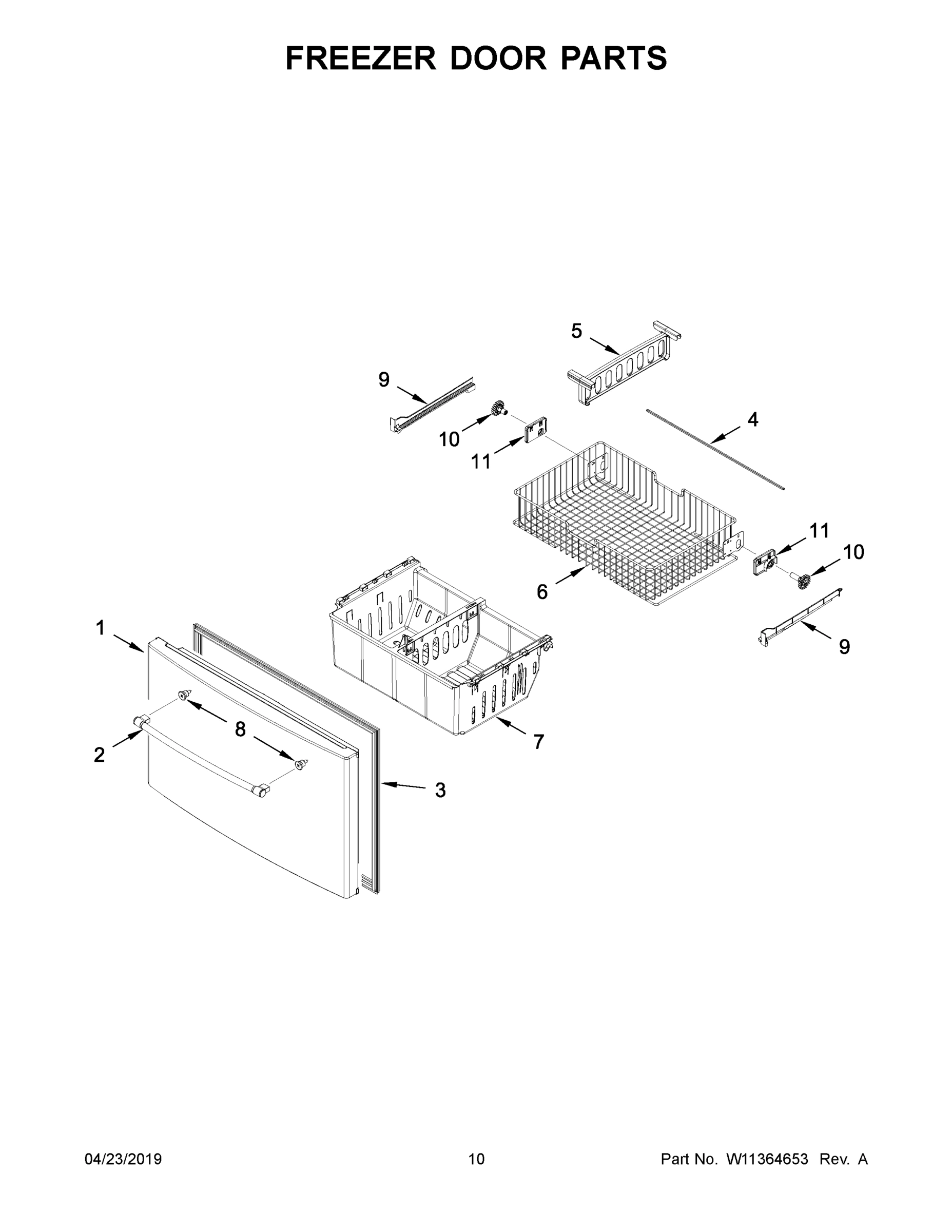 06 - FREEZER DOOR PARTS