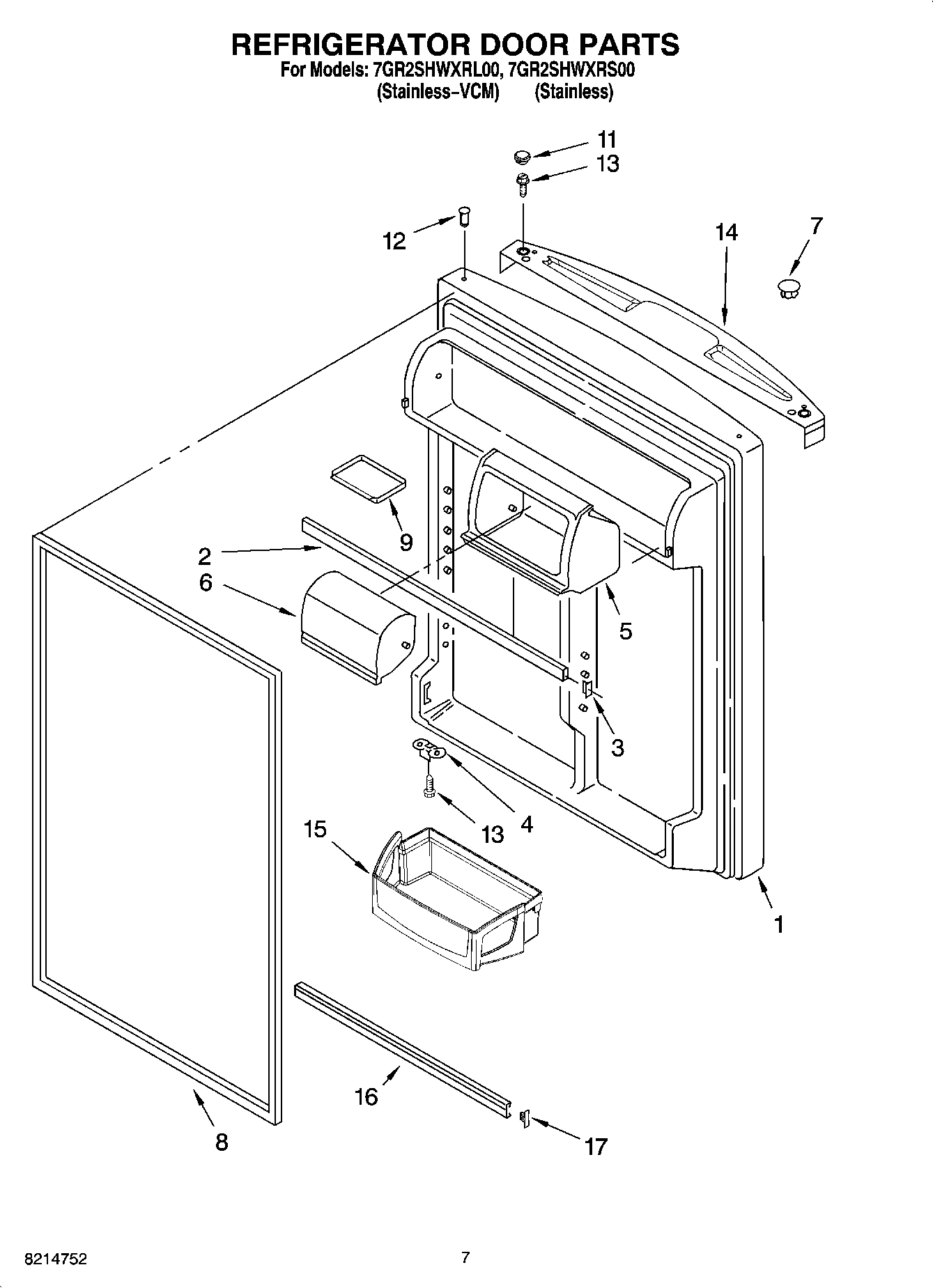 04 - REFRIGERATOR DOOR PARTS