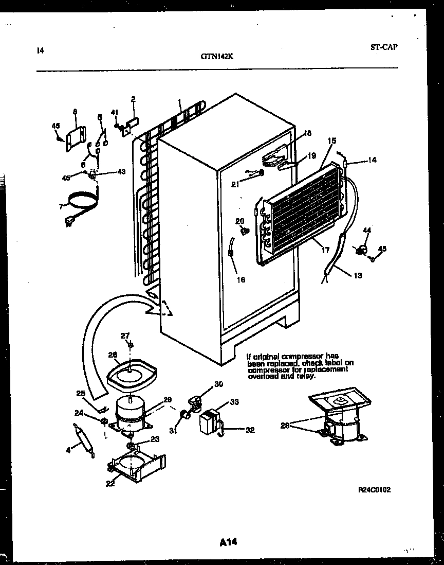 08 - SYSTEM AND AUTOMATIC DEFROST PARTS