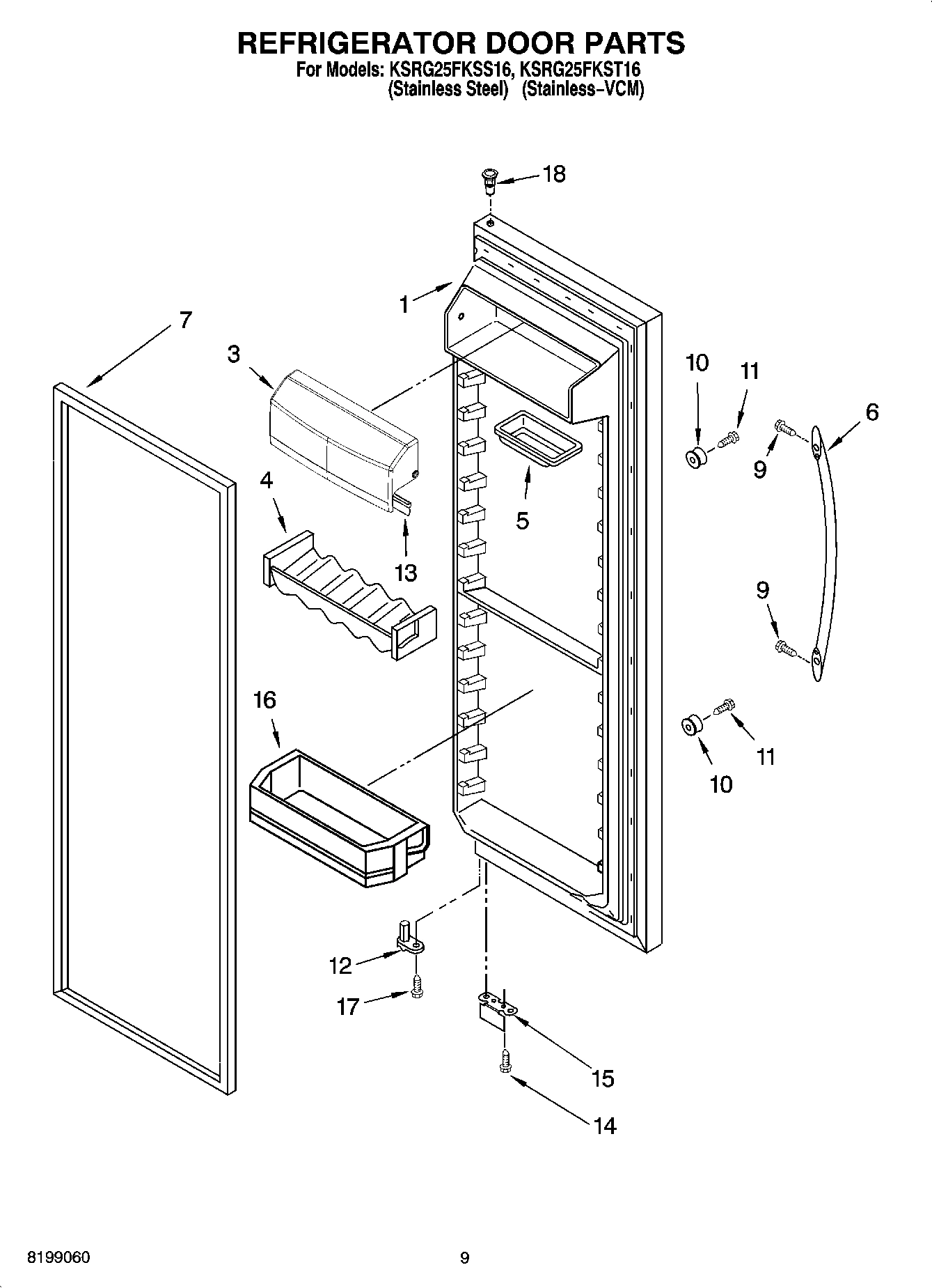 06 - REFRIGERATOR DOOR PARTS