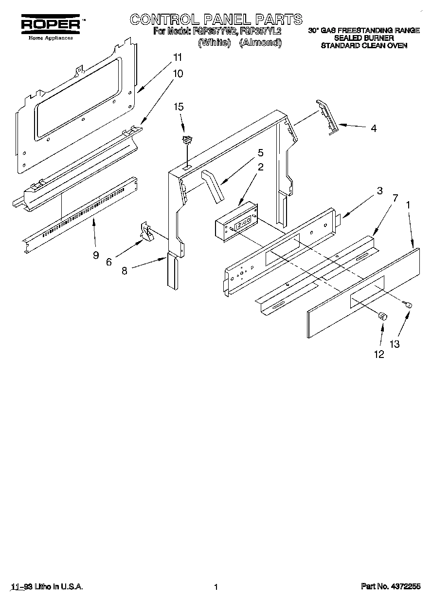 01 - CONTROL PANEL, LITERATURE
