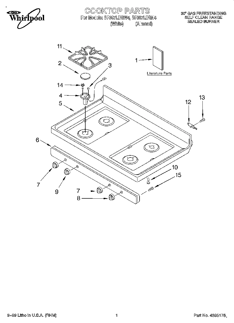 01 - COOKTOP, LITERATURE